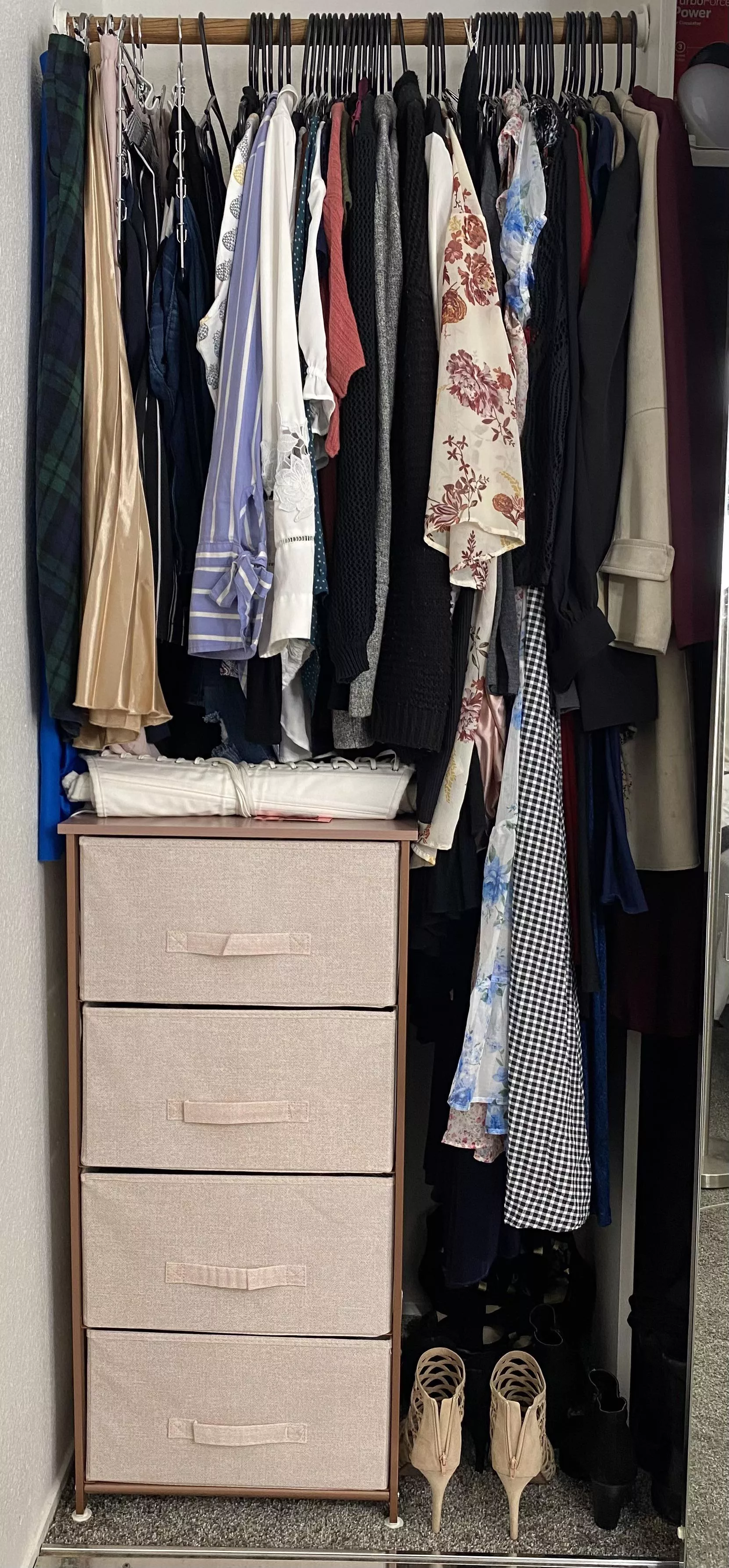 Here’s my girly closet… what do other people’s look like?