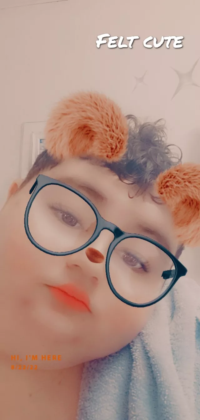 just showerd felling cute