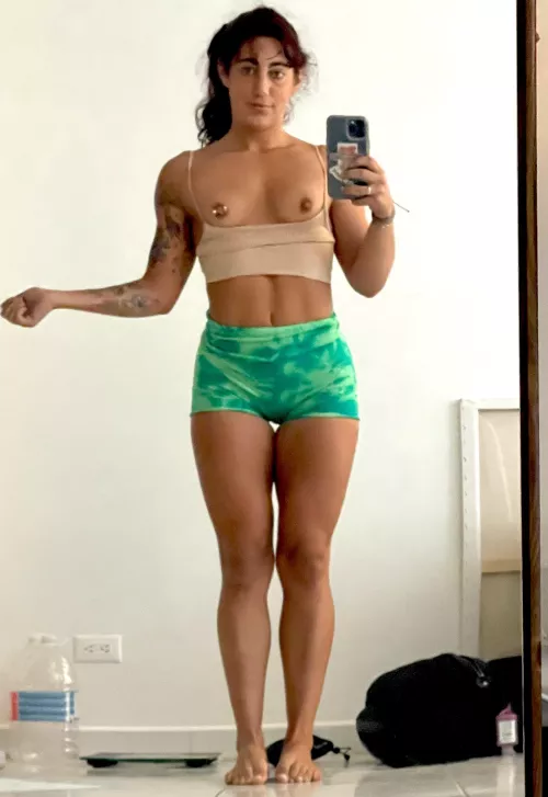 My tits are mainly hard it active wear (: