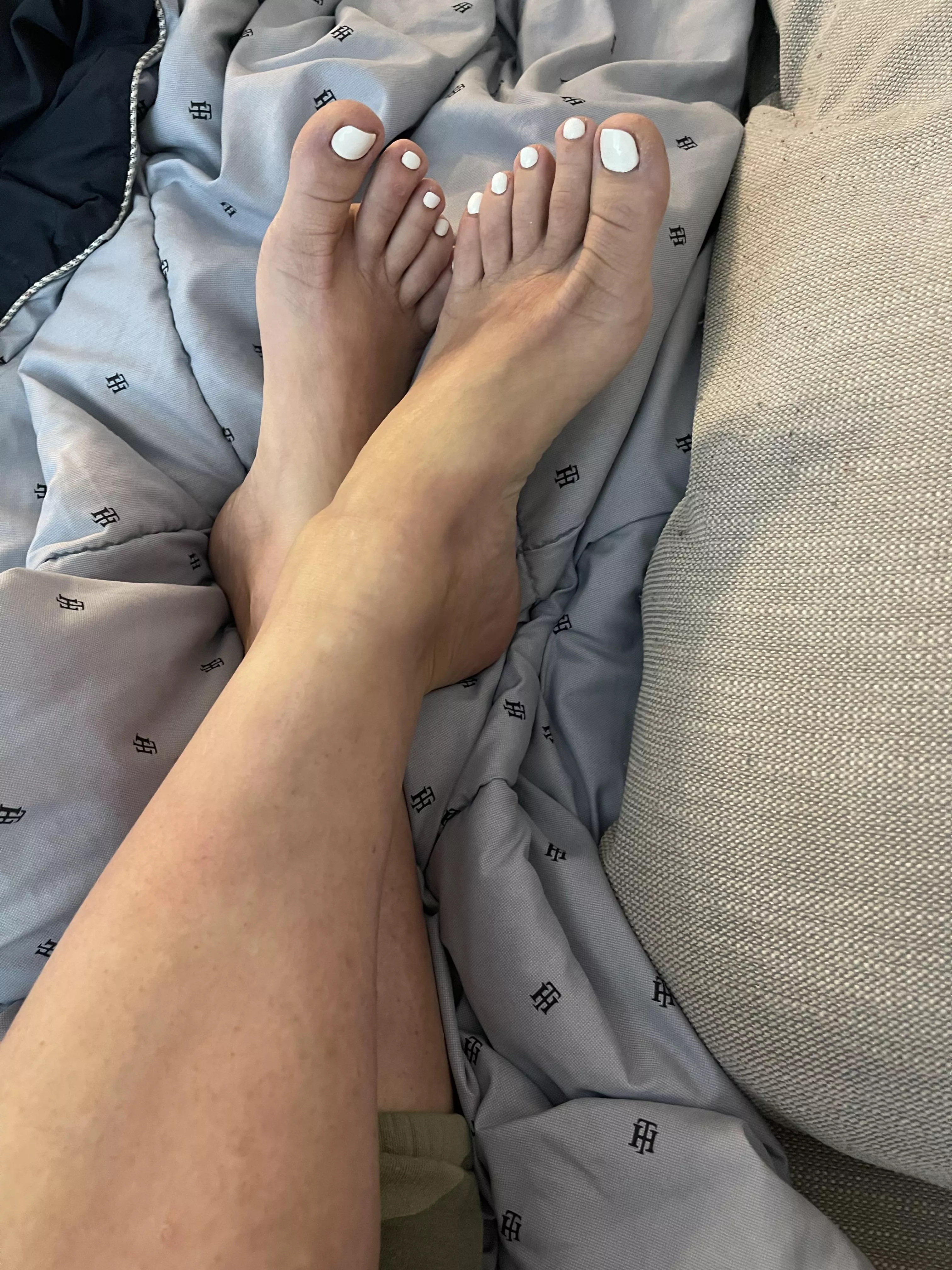 Relaxing at home all day