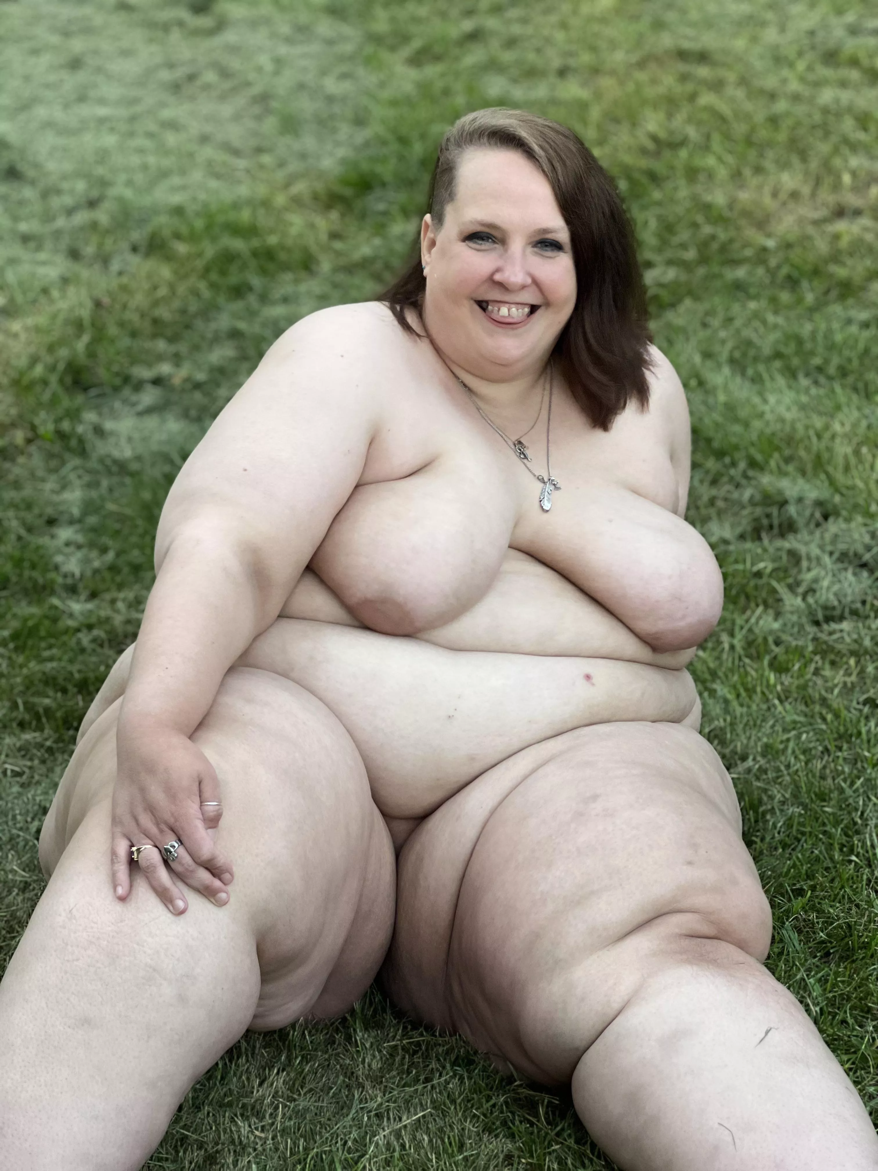 Relaxing in the yard!