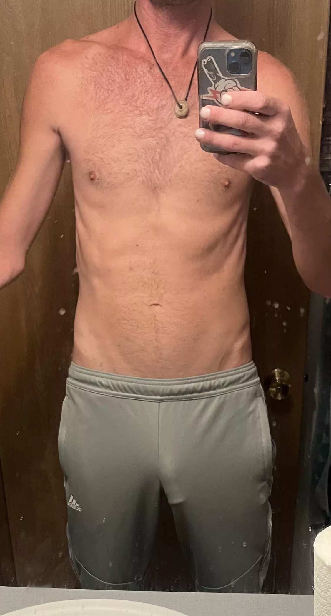 The guy at the gas station said he liked the way my sweats fit lol