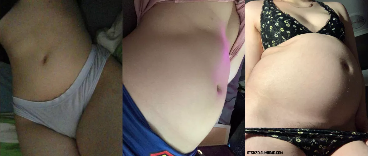 What food donations and gluttony do to a belly 🤤😮‍💨