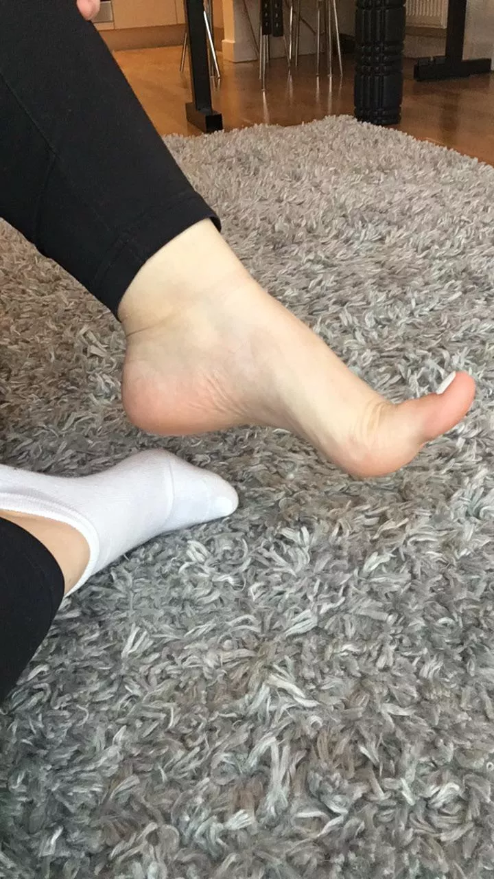 White ankle socks