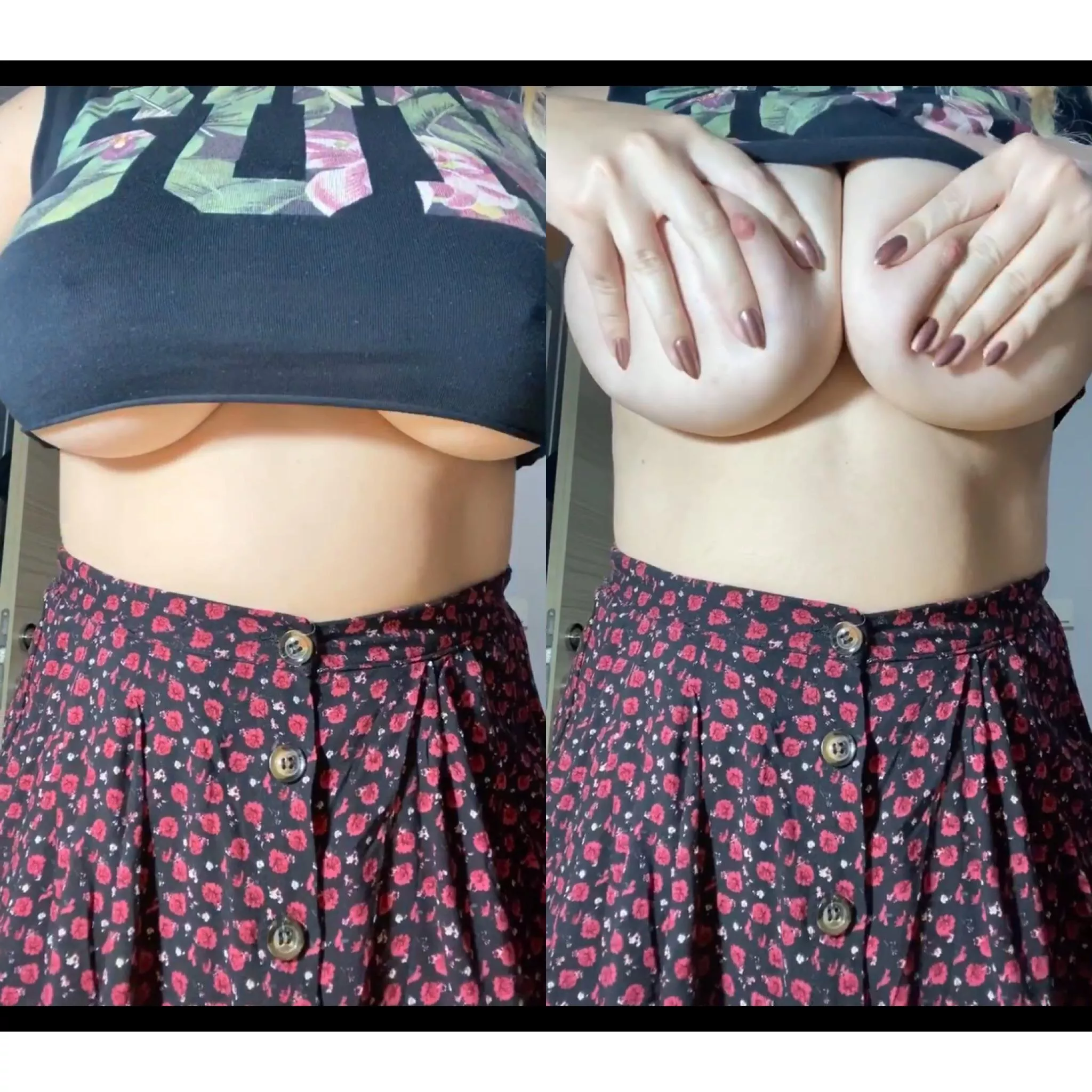 Your opinion about my tits with 1 word!😋 [image]