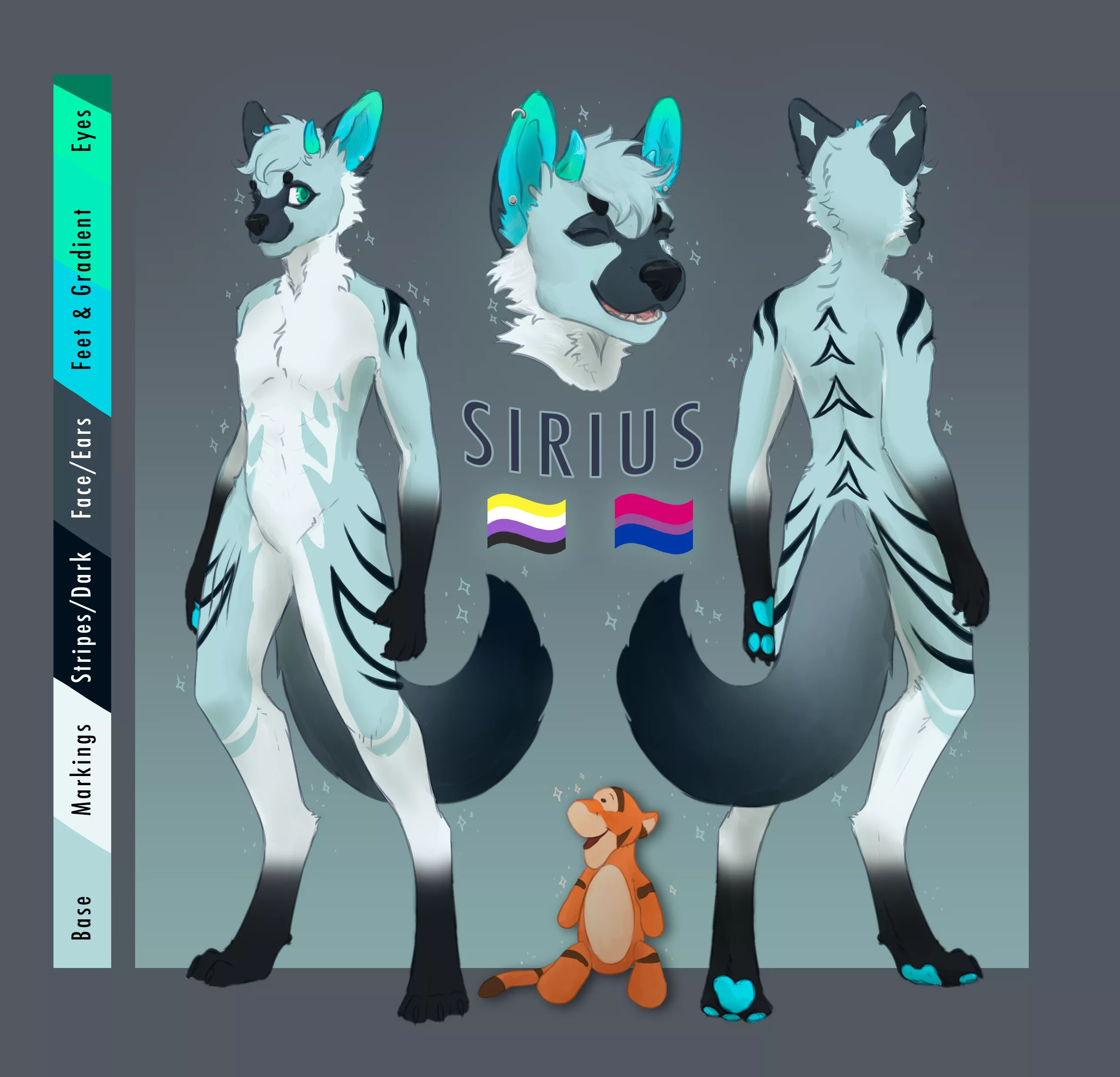 Been in an art-slump for a few days, but wanted to share an old ref sheet commission I did that I'm super proud of <3