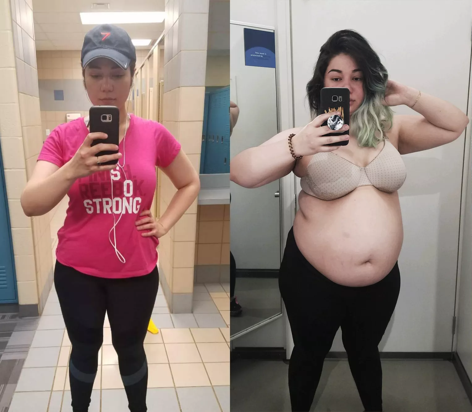 from workout girl tryna get fit to pigout girl tryna get fat ❤️