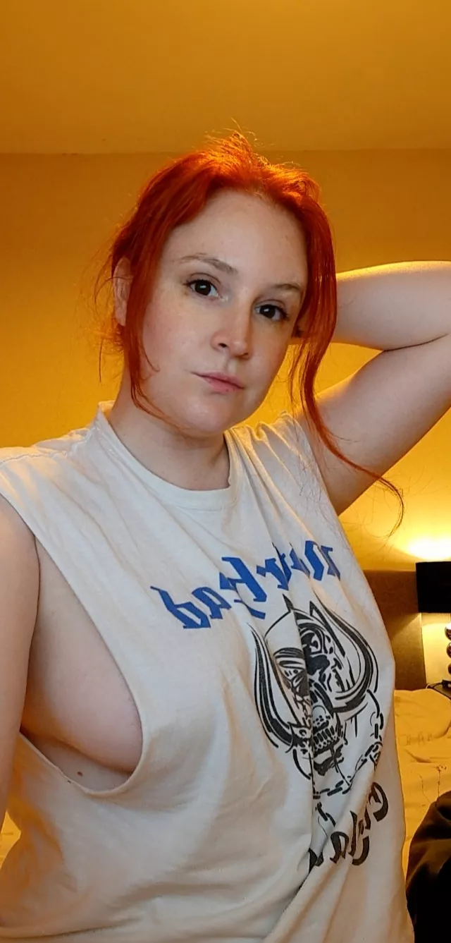 I love wearing this tshirt braless to go to the shop - give the neighbours a shock!