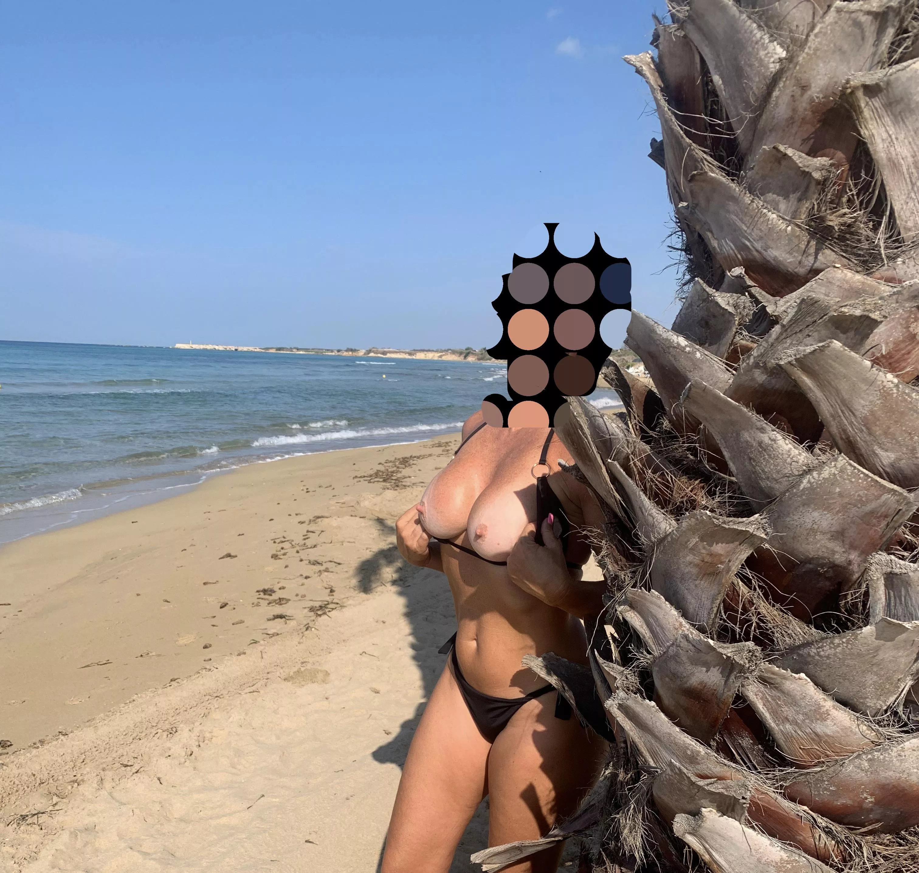 I went down to the beach. Do you think they will have seen me? Two fit men have already approached. What I will do?