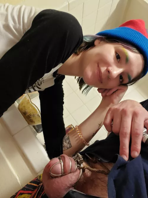 looks cutest like this 😍 💖