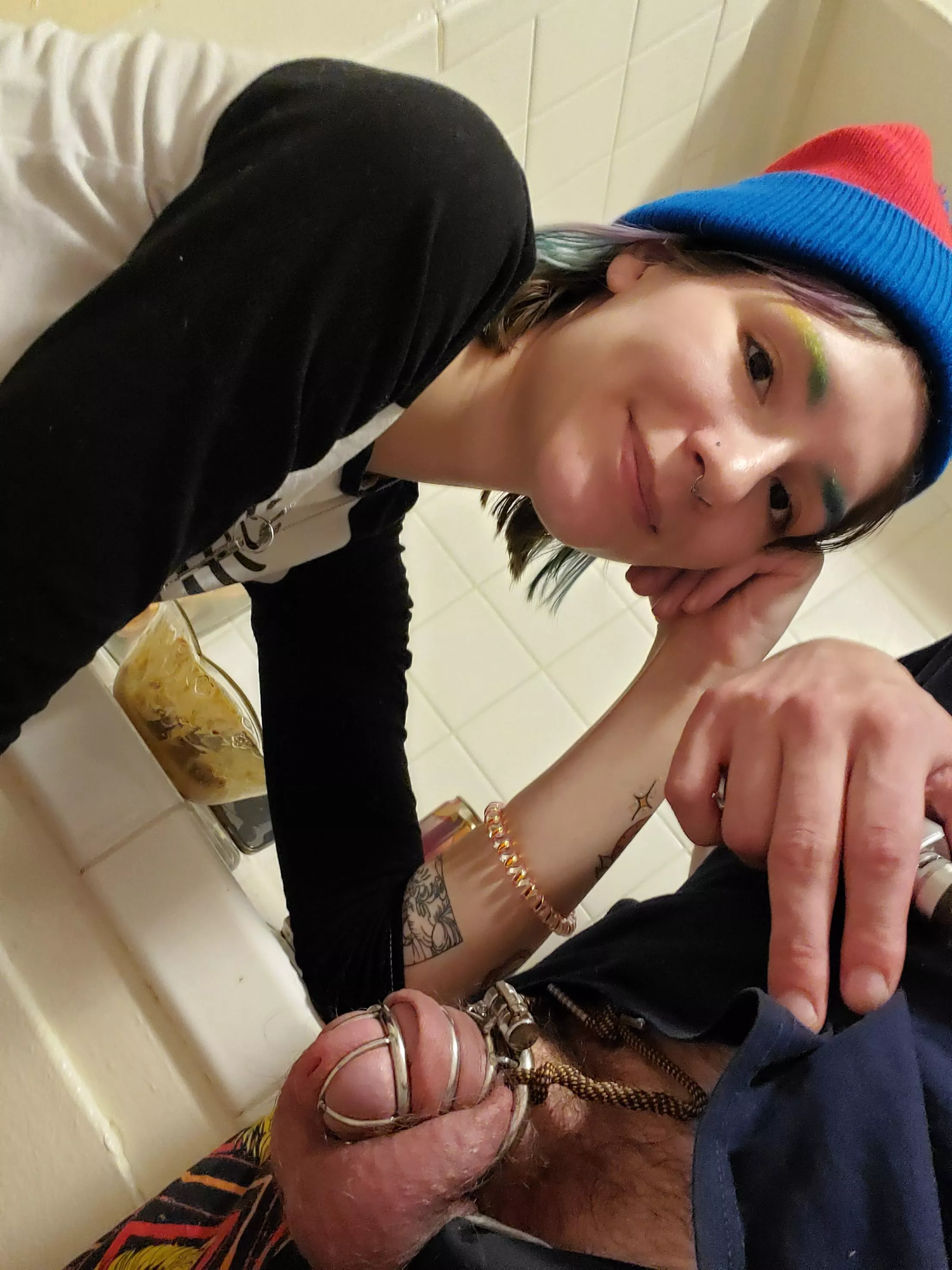 looks cutest like this 😍 💖