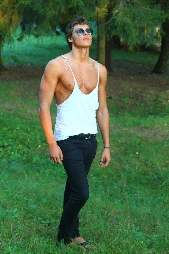 A walk in the park, not too revealing a T-shirt?