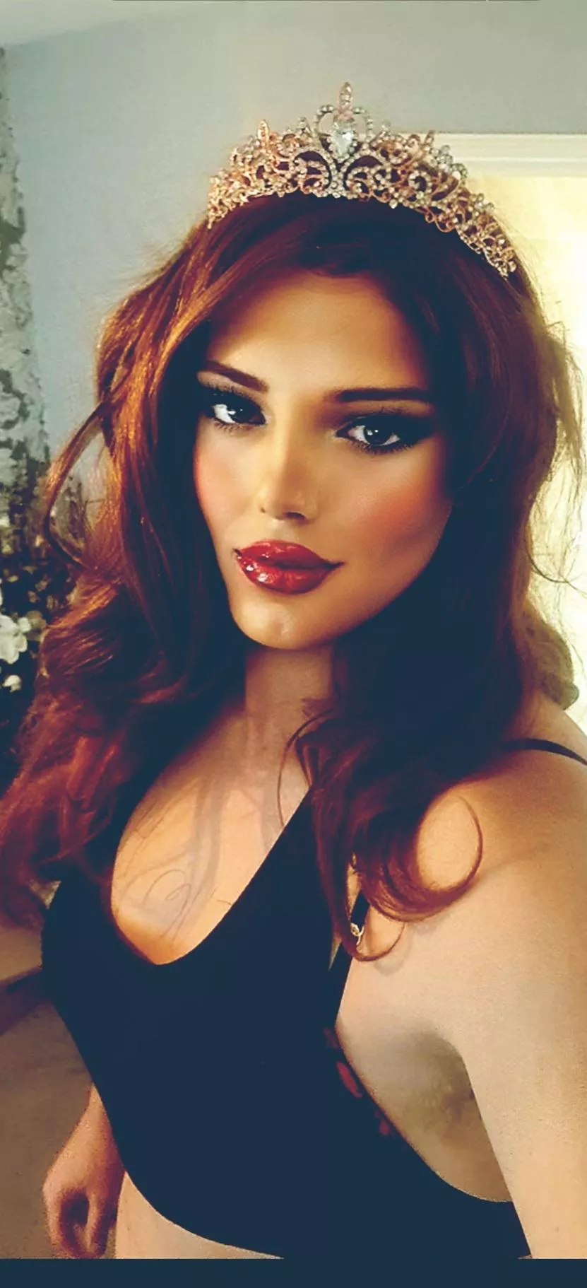 had professional make done and a filter by far the best I've ever looked 🫣