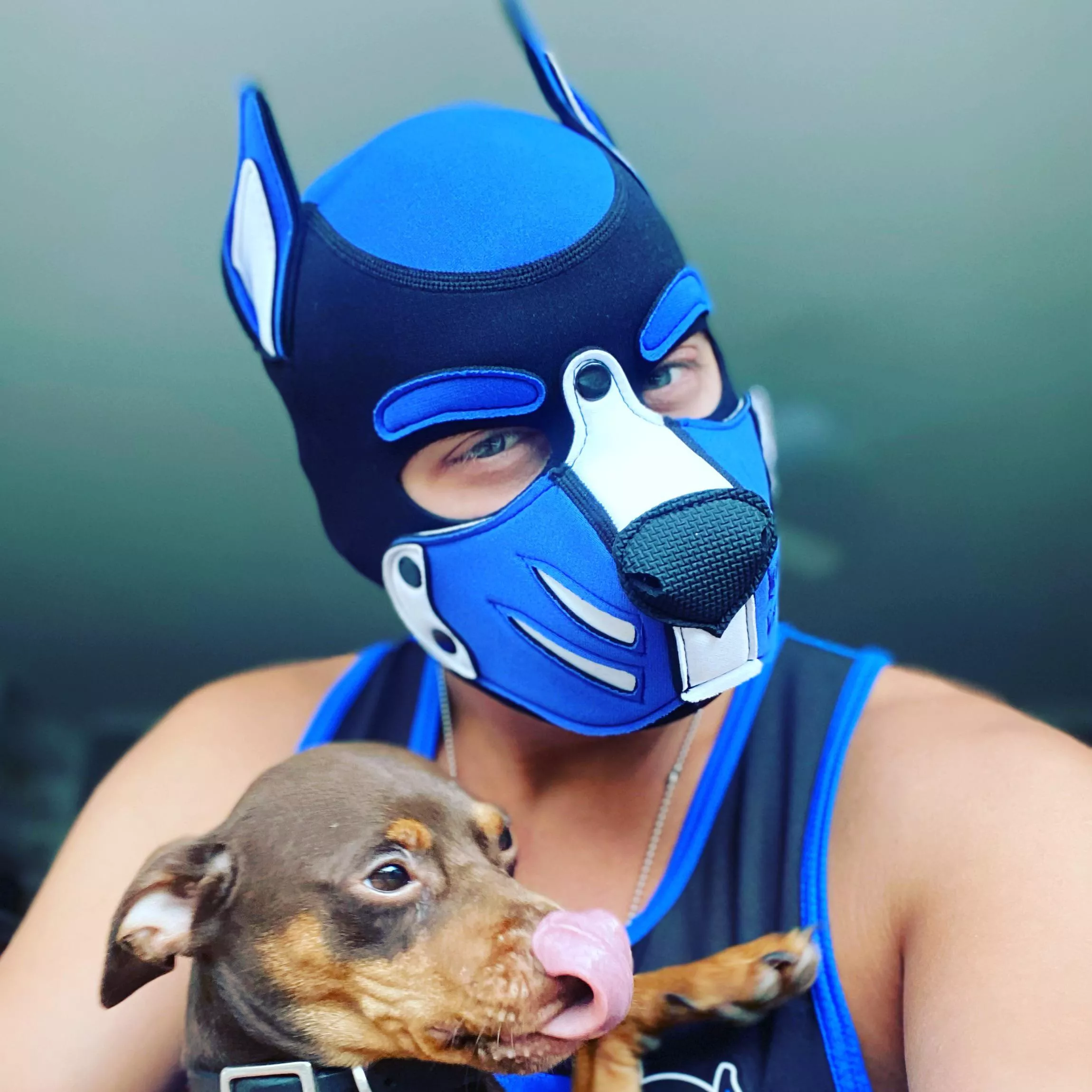 Happy National Dog Day from Chewy and myself!! Arooooo!!! 💙💙💙🐶