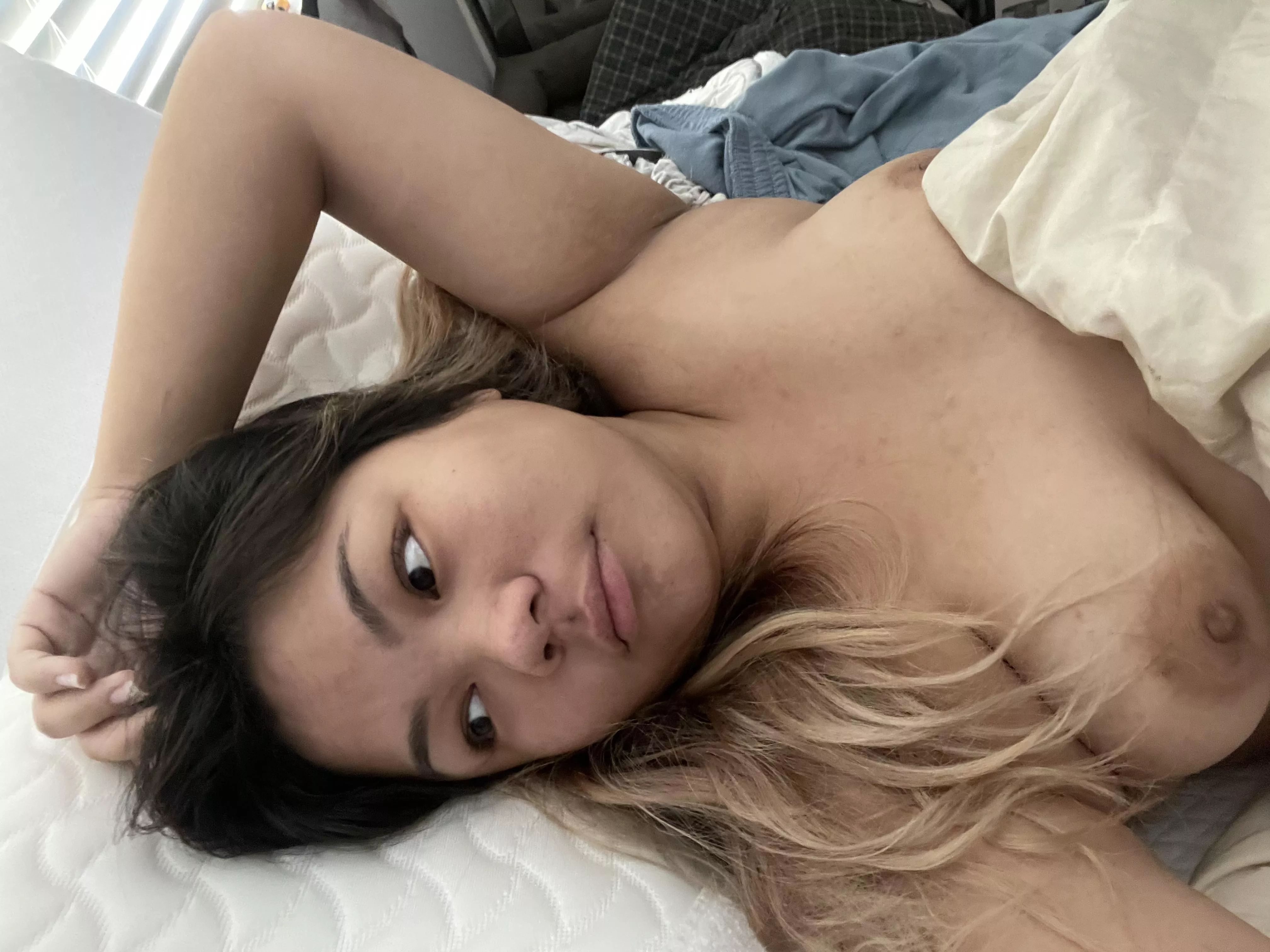 Horny and suffering from baby fever lately. Can’t wait for my man to come back uwu