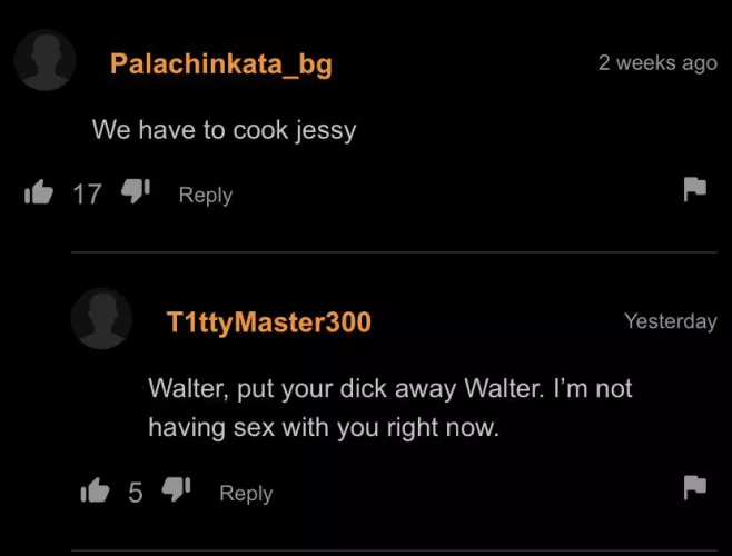 Jesse, we have to fap