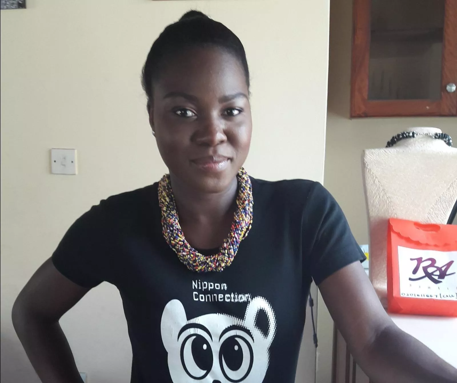 My dad loves stroking his big white cock to her