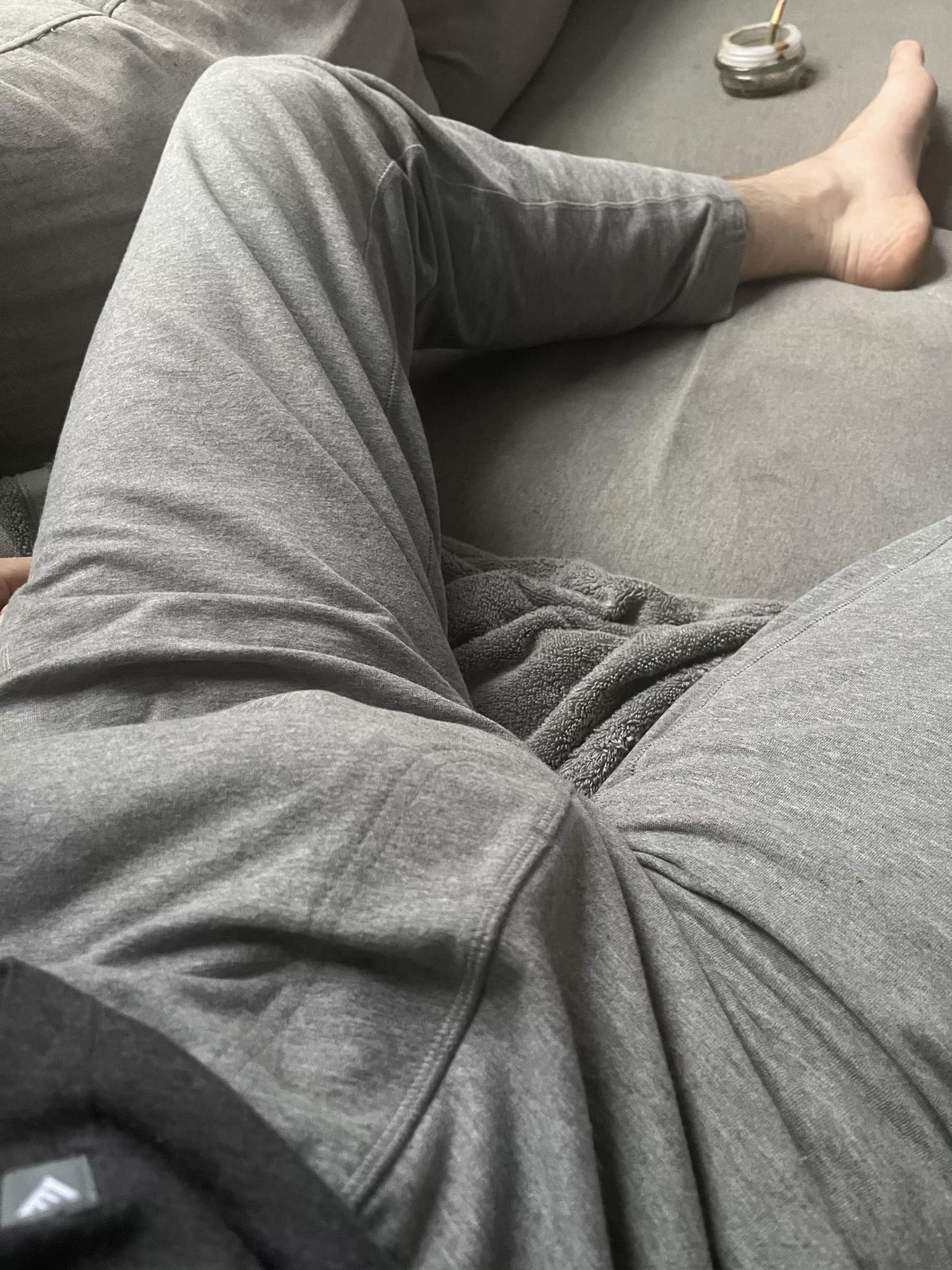 The second I put these sweats on after work I get a semi ;)