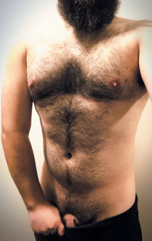 beard and hidden boner