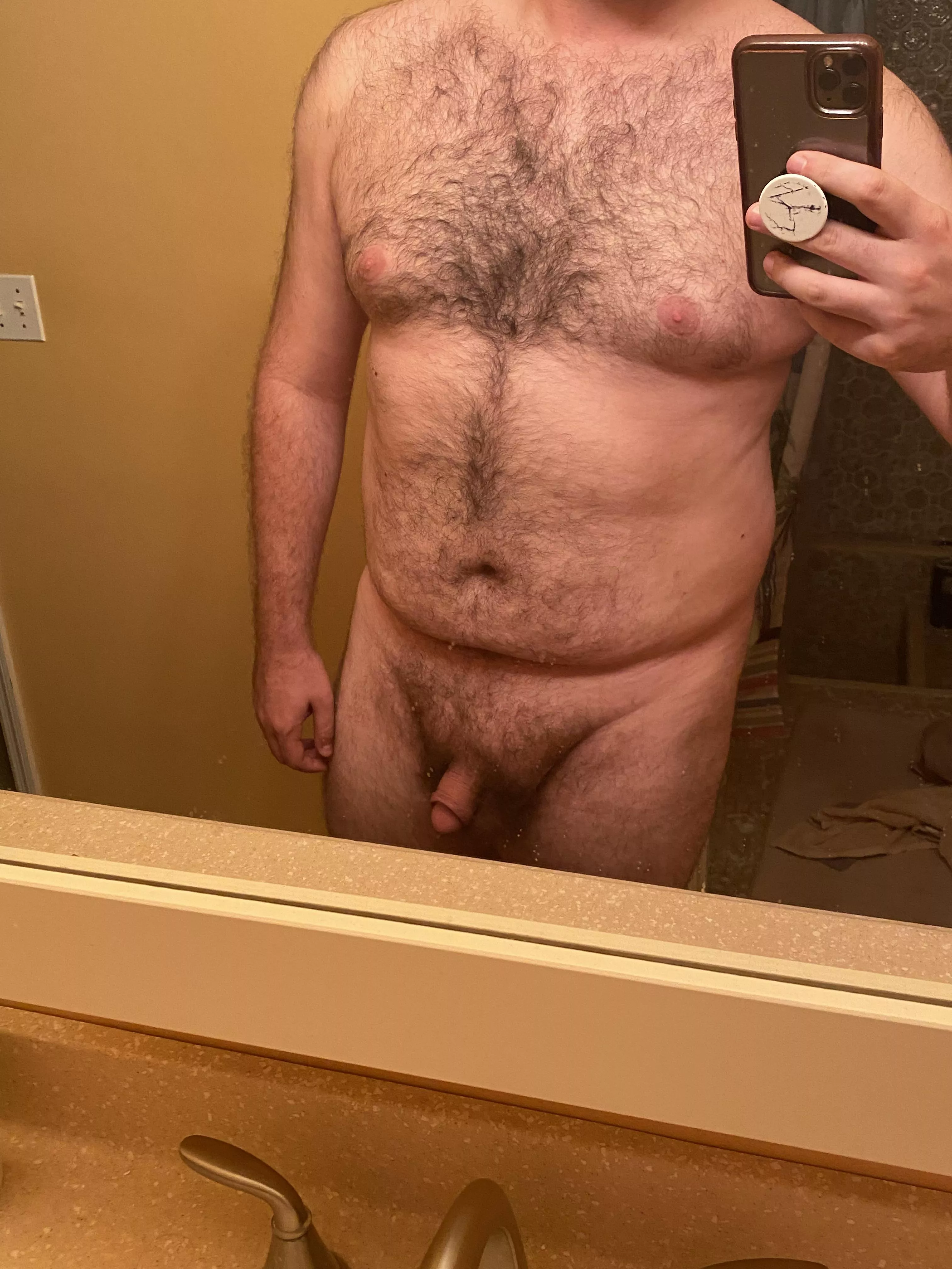 Honestly love the way my chest hair looks this morning