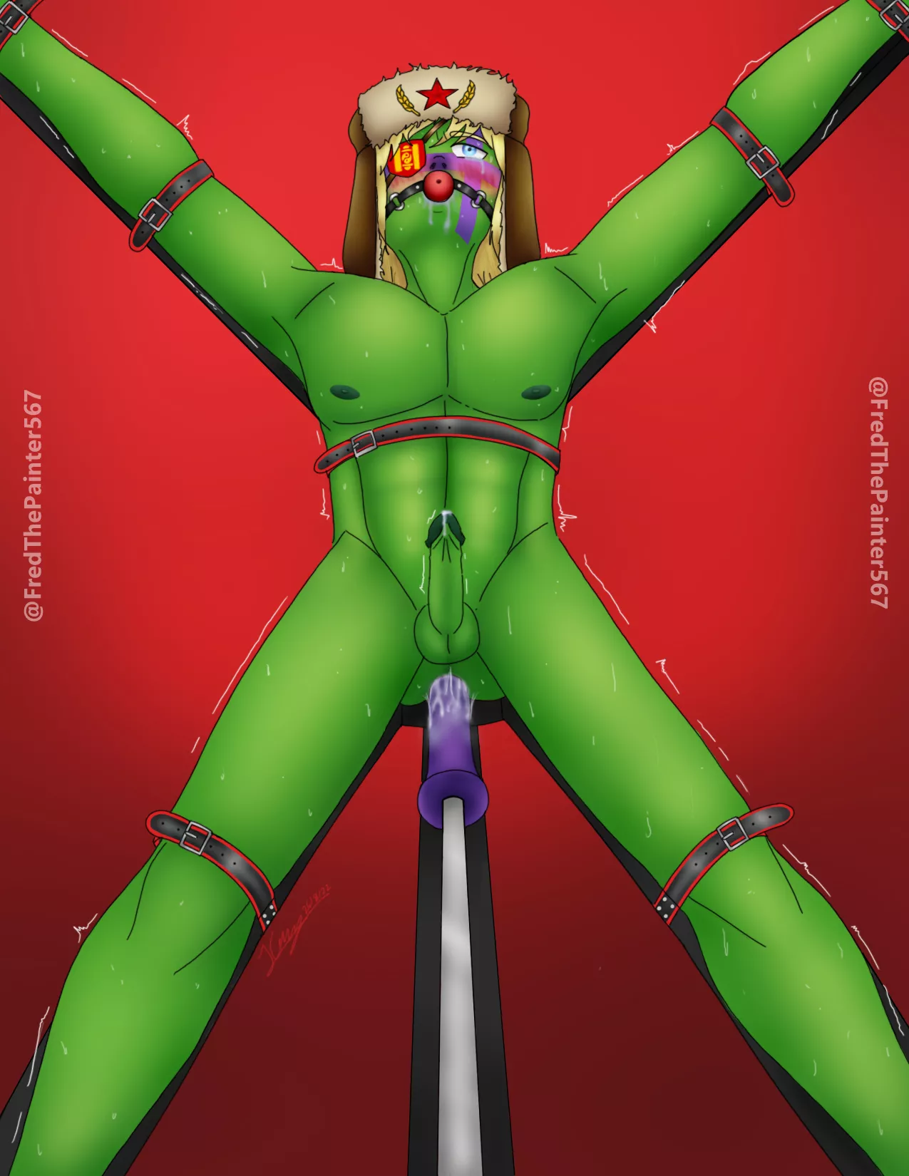 how long you keeping him in there?~(humanforestfox)