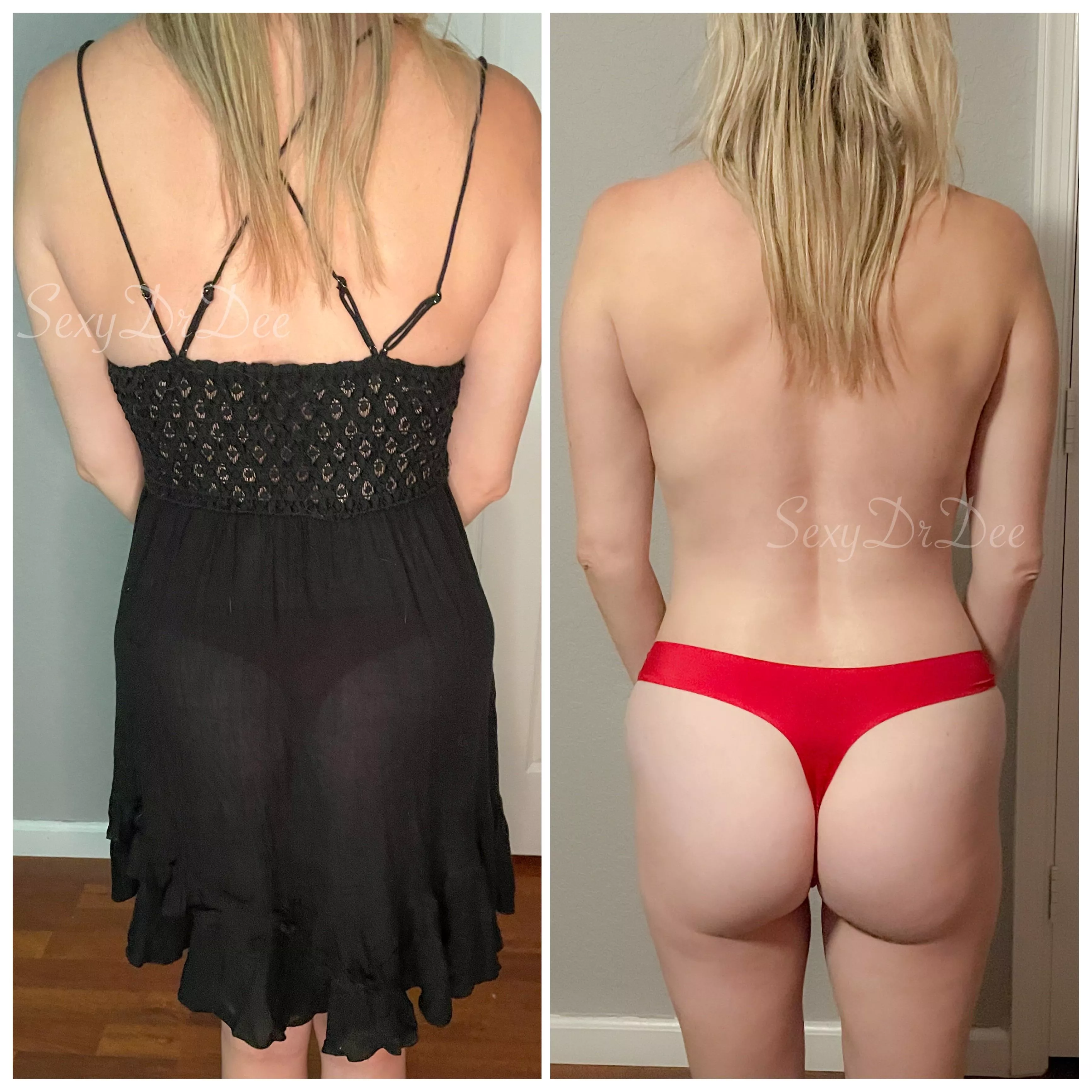 I like how you can seem them through my dress [f]