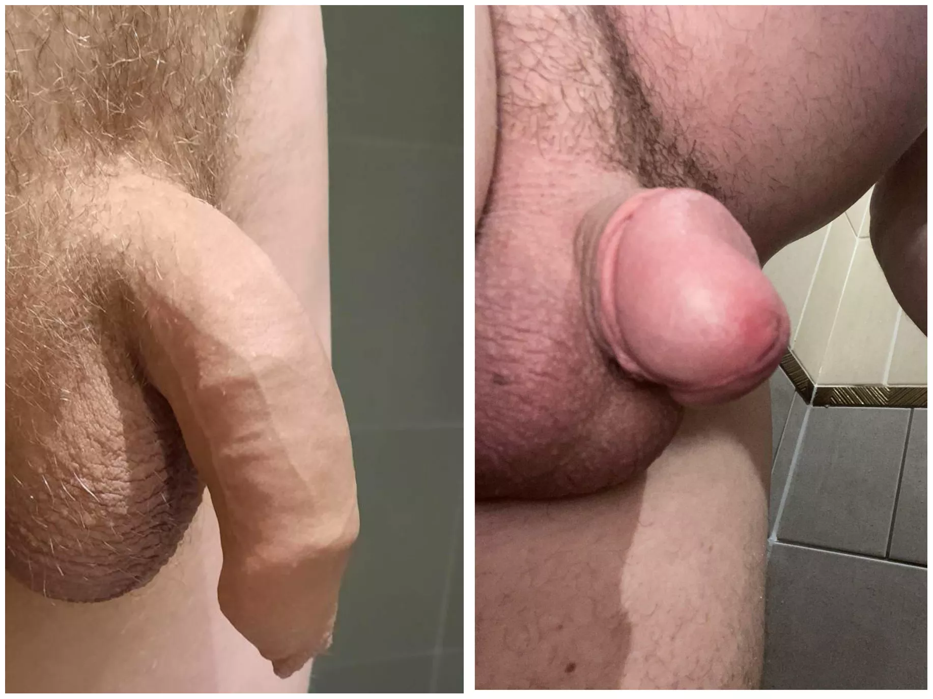 Me vs. u/needstobecaged compared soft 😁 He has one of the smallest I have seen