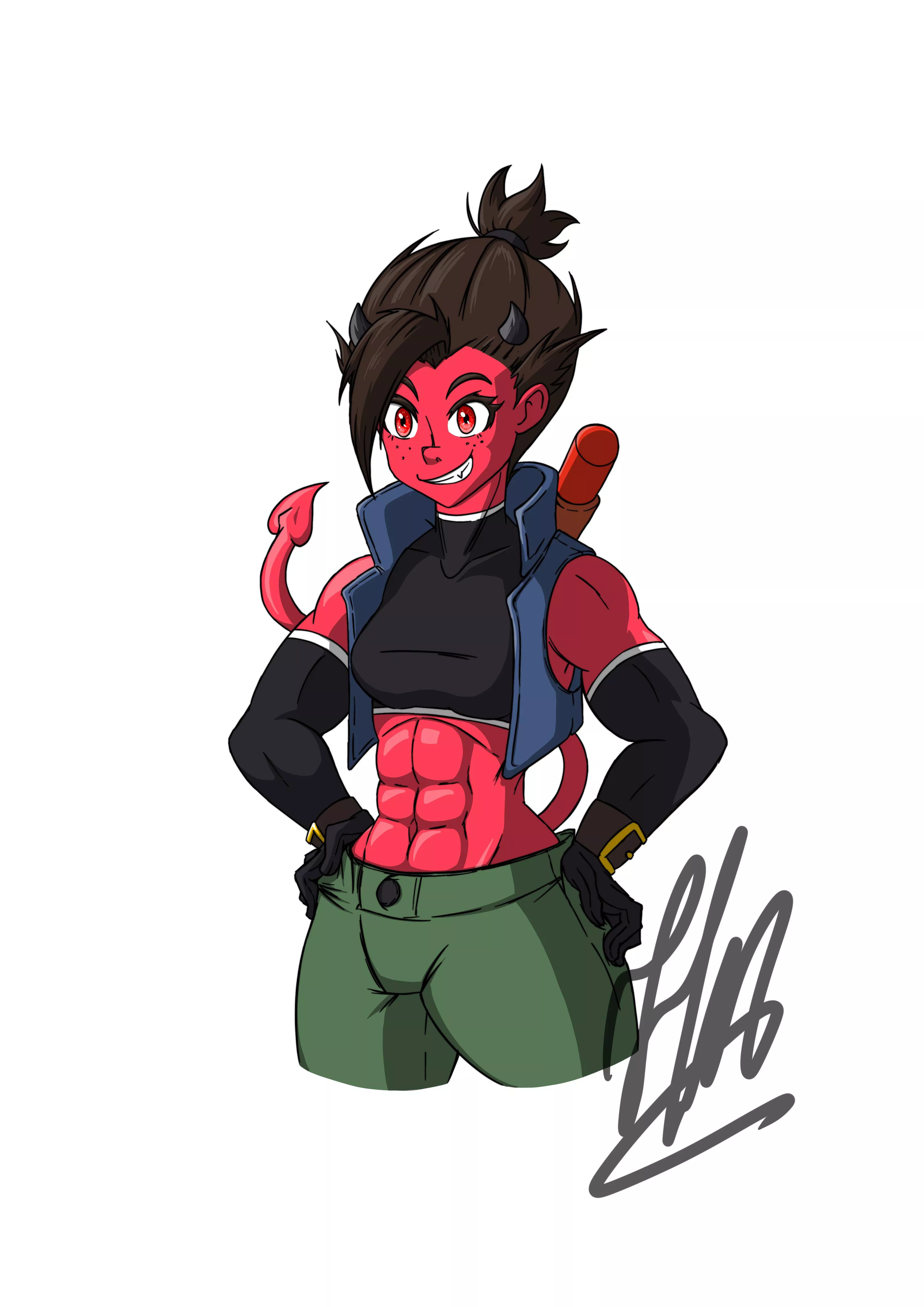 [OC] since a lot of people liked my oc last time, I did another one today