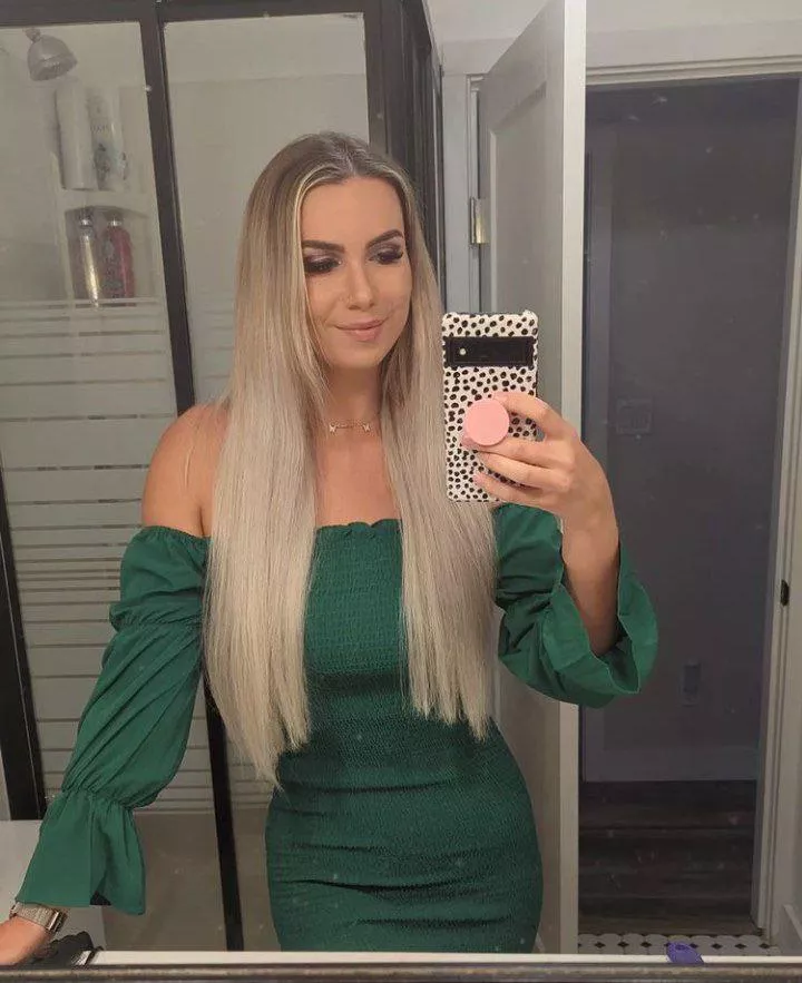 Wearing my favorite color