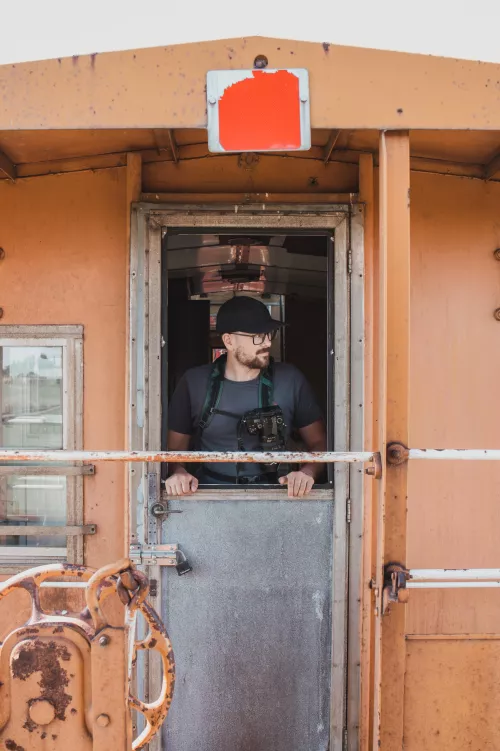 Explored some abandoned trains today 😊