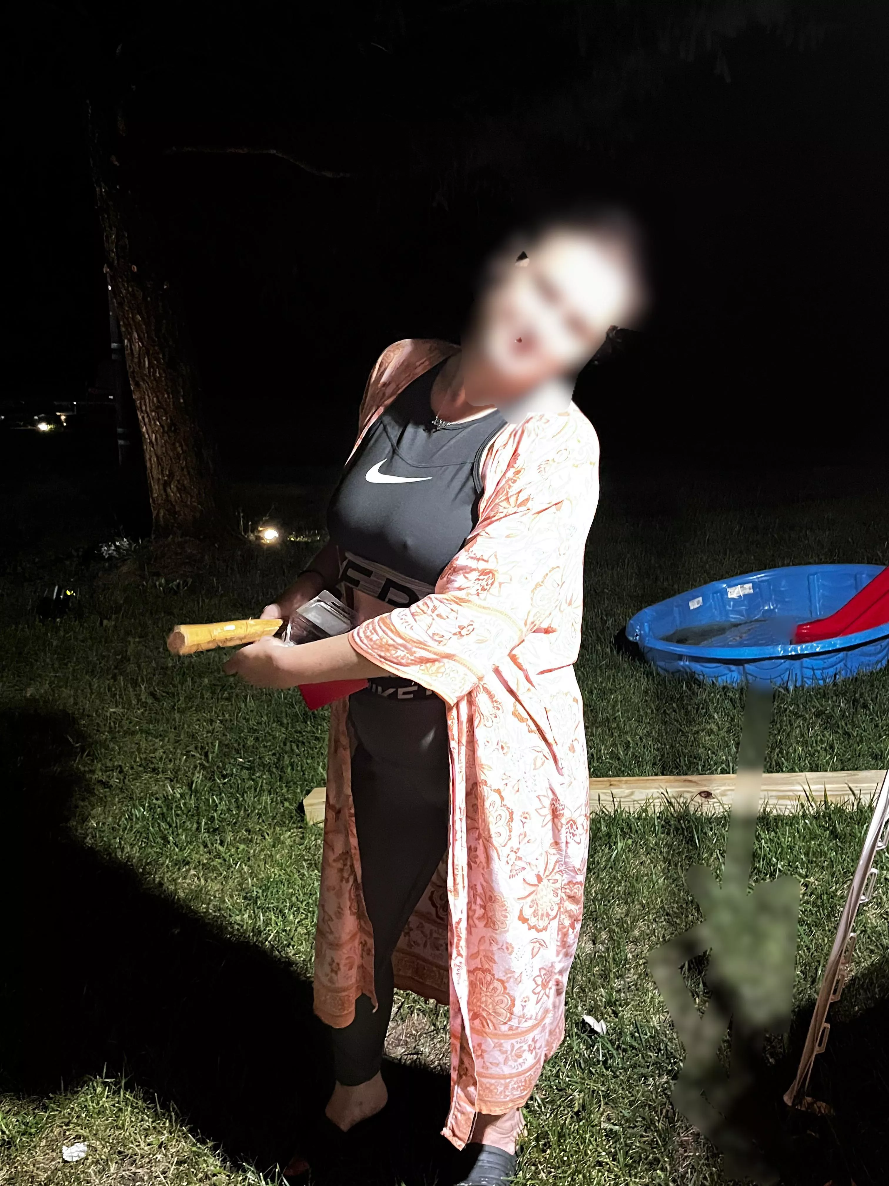 Had to stop the wife for a pic of her pokies