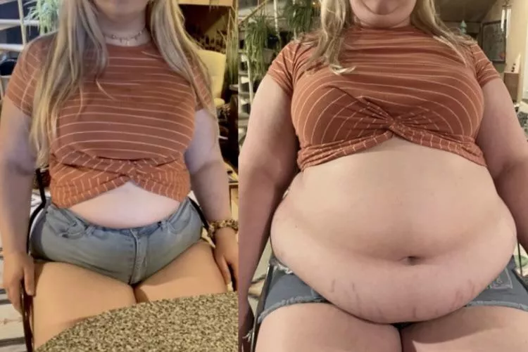 Things were a little different the first time I sat her in this chair in this same outfit…