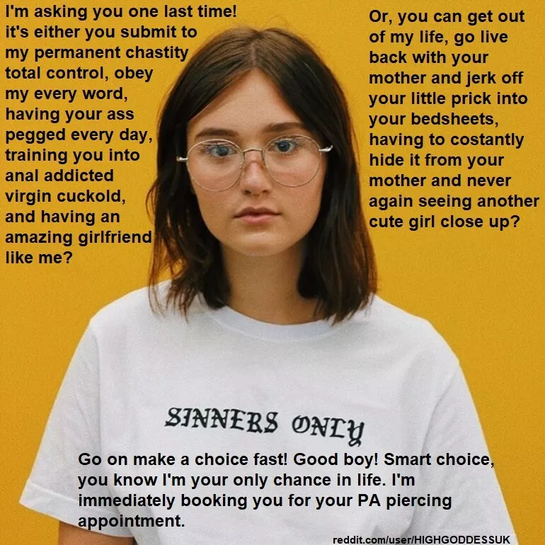 This is the last time she asks you, what would you choose?