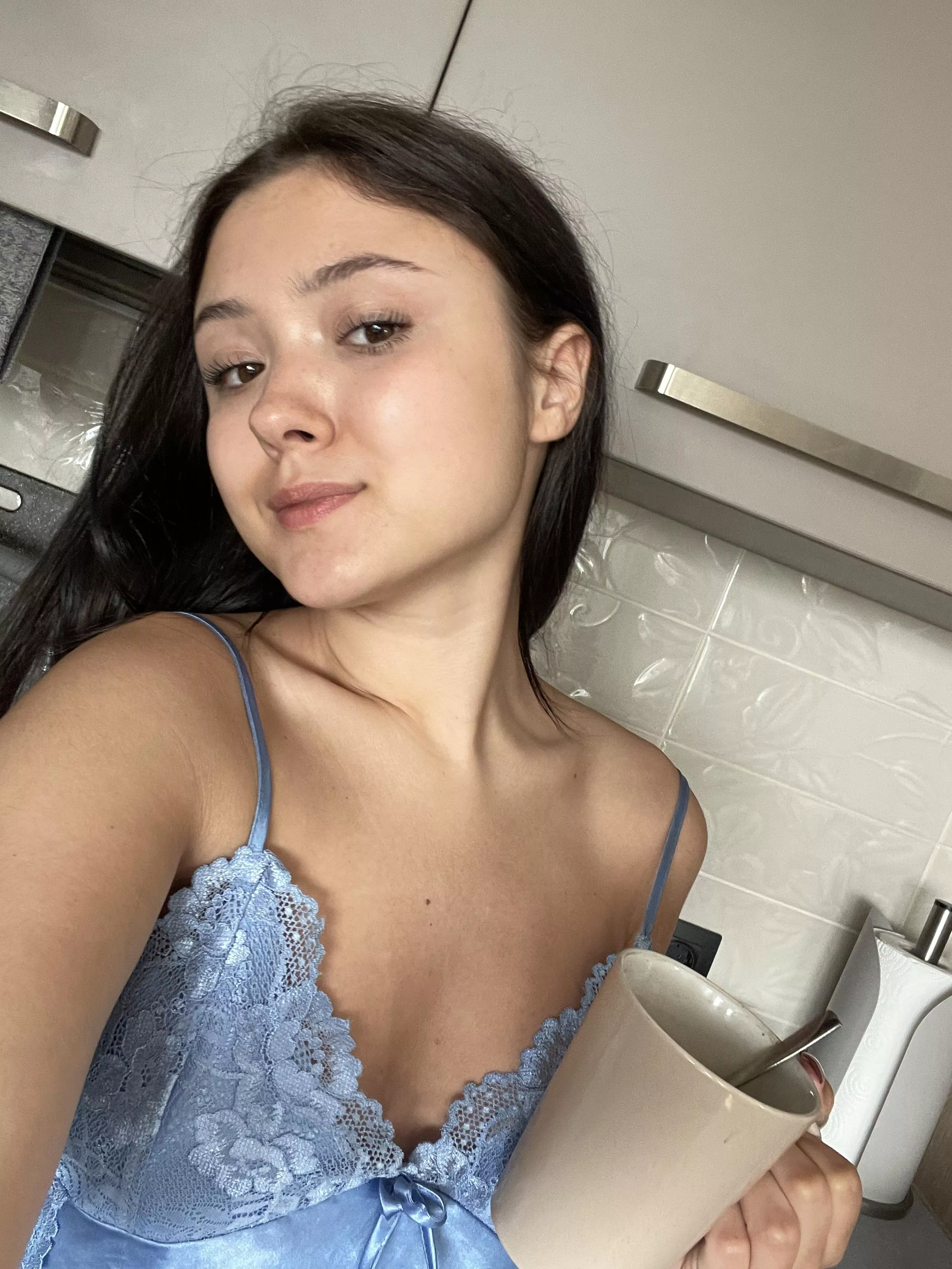 Trying to cheer up with coffee, but I think I need something else to cheer me up [F]