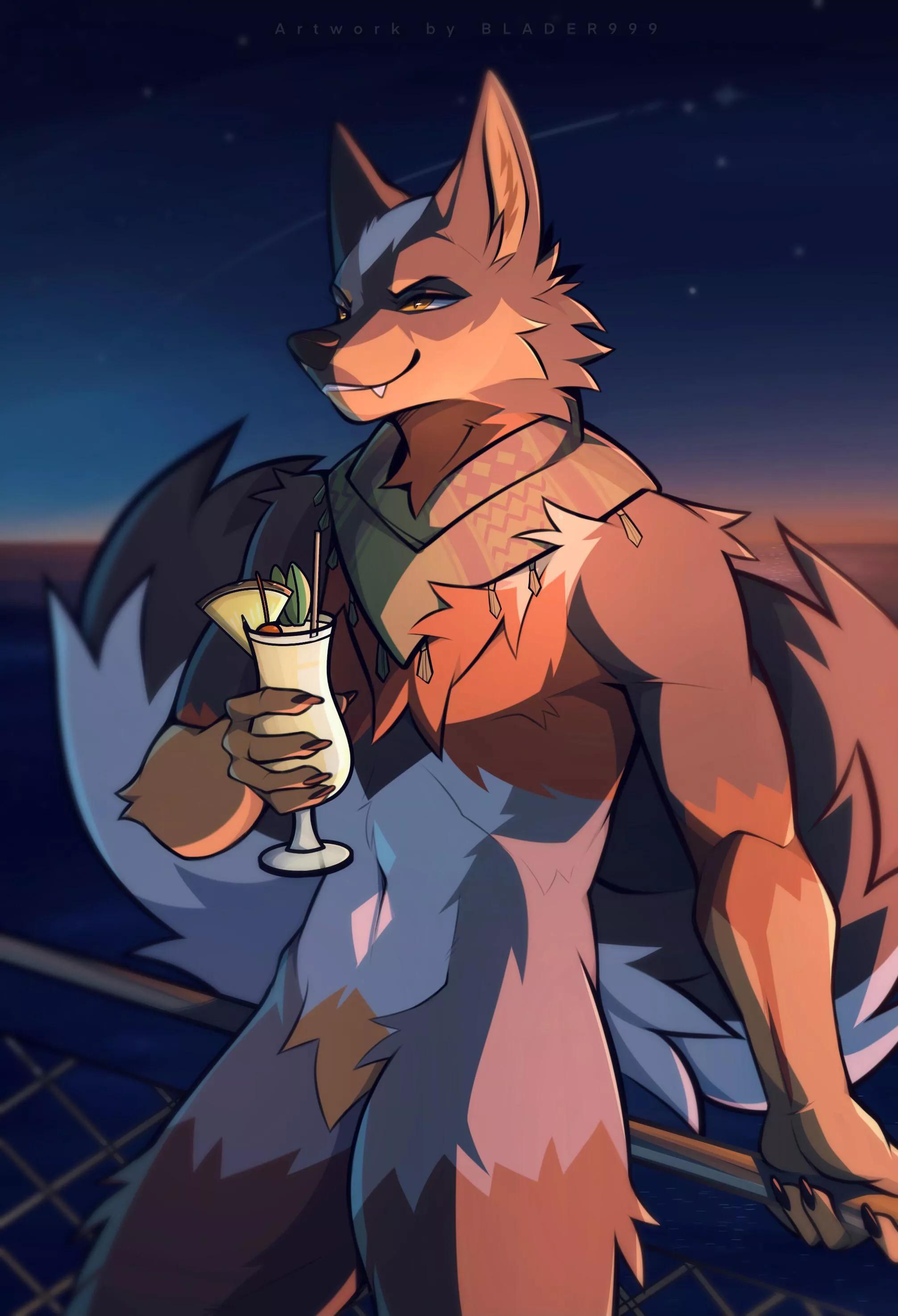 What he looking at?? - Art by me @masterblader191 (Twitter)