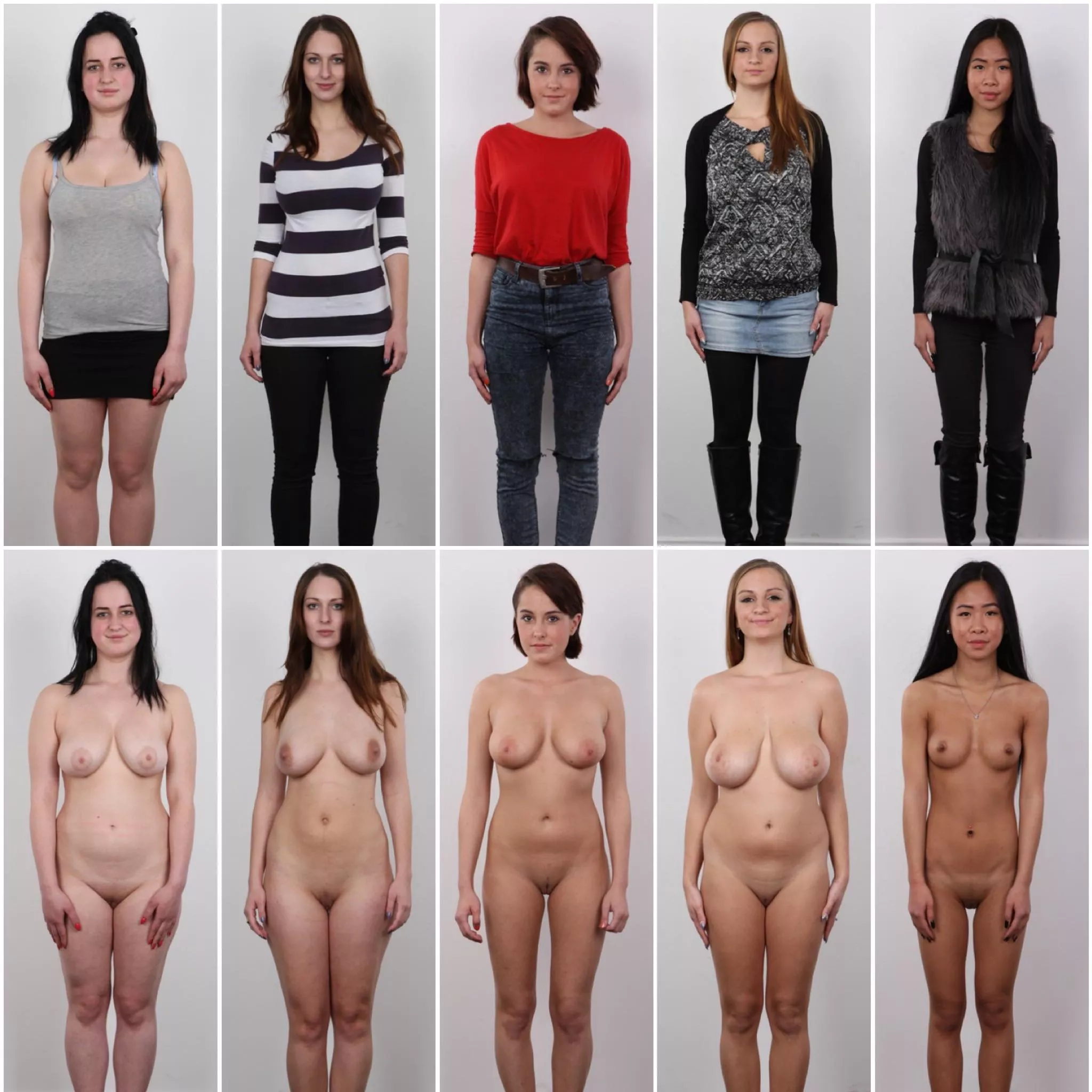 Which one should never wear clothes again? [5]