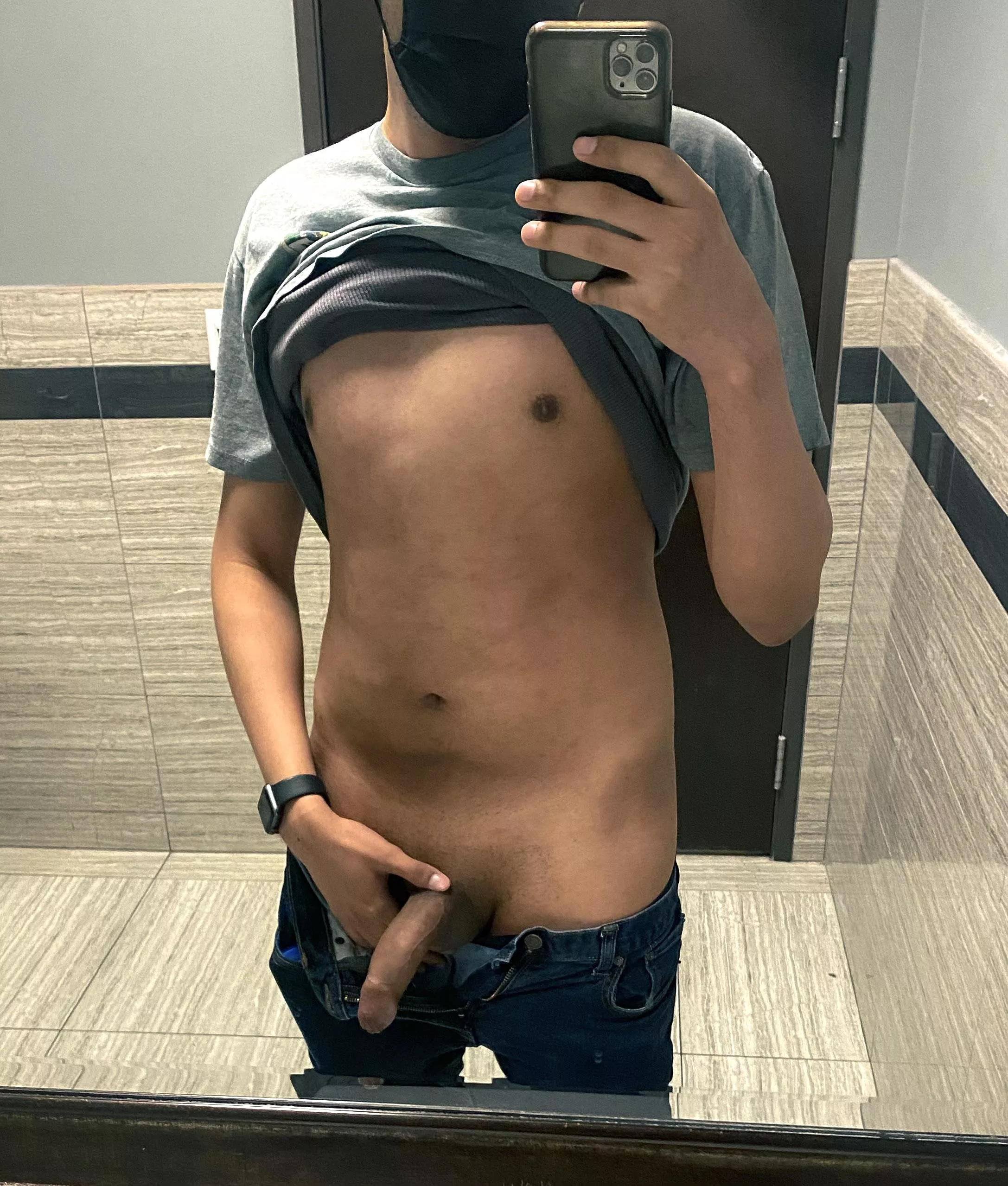 About to meet up with someone to jerk off in the school restroom