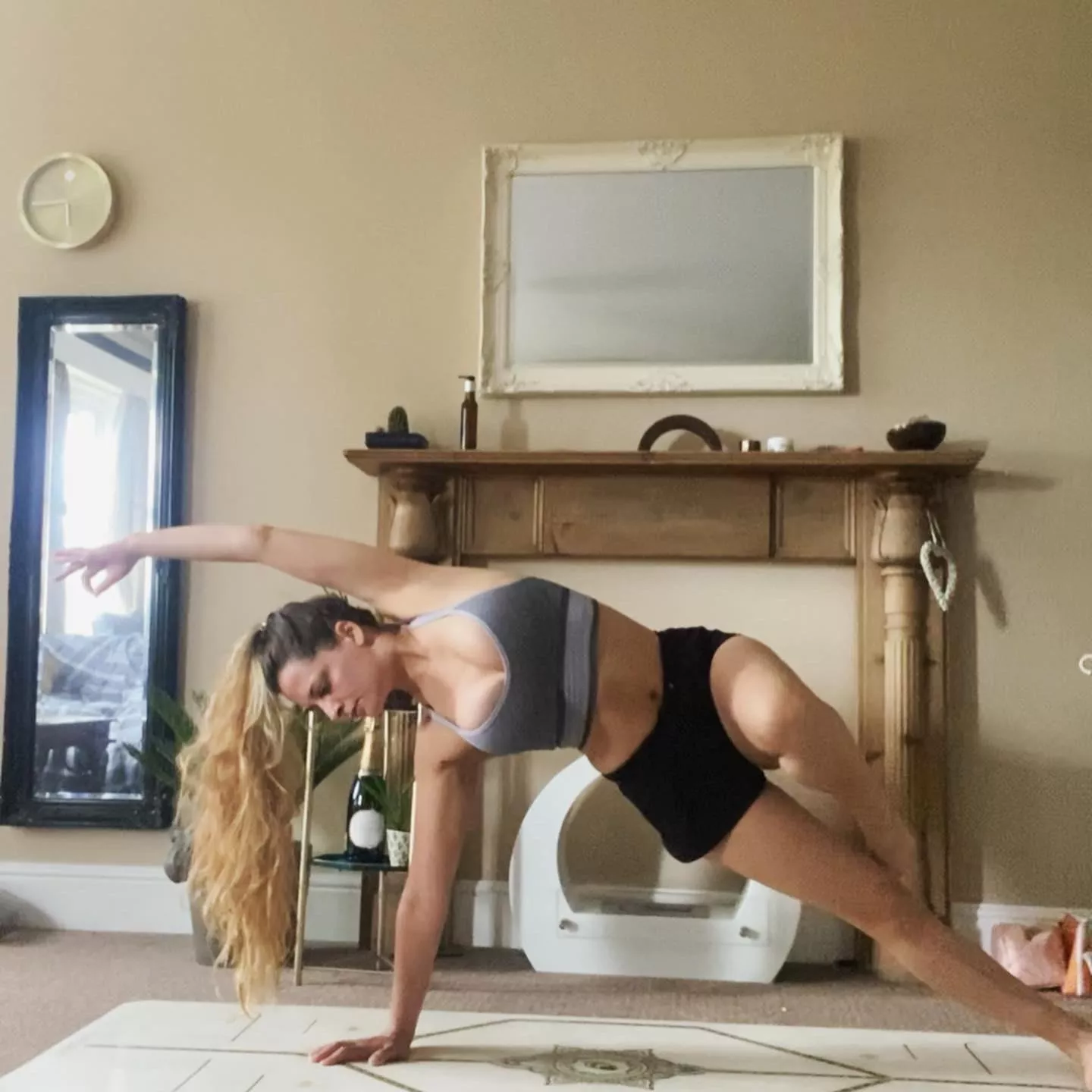 Feeling perfectly aligned 🙏🌸