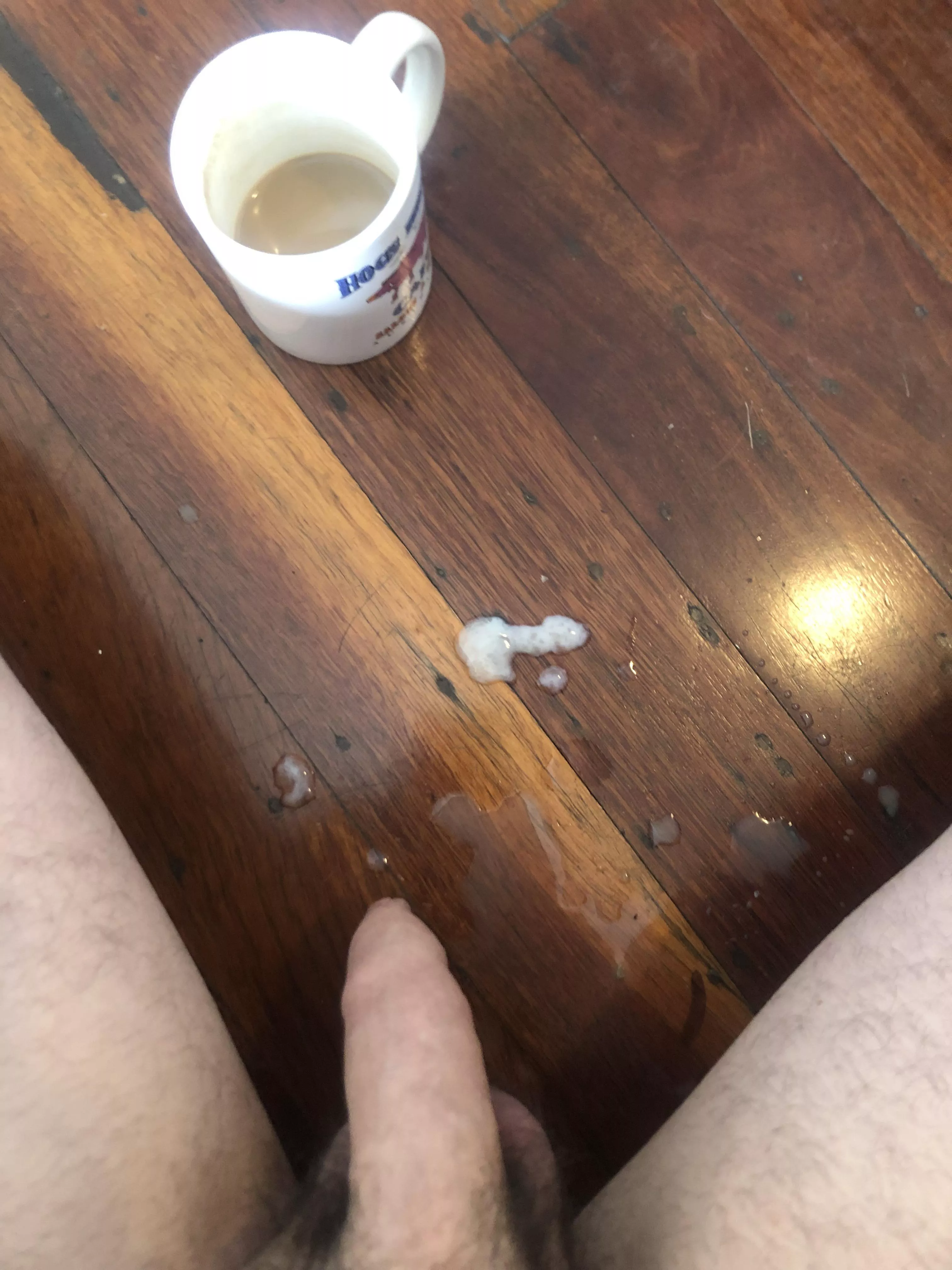 Fucked my coffee till I came 😅💦