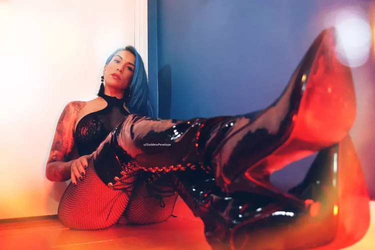 I'm going to poke your holes with my high heels and enjoy it 😈