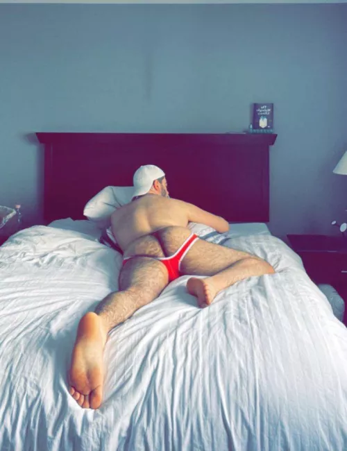 Massage my feet and work your way up?