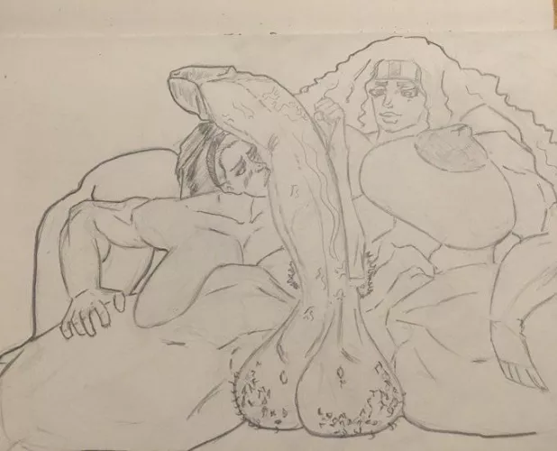 [OC] B’Shir with Mother Miranda (Heavily Inspired from a pic by Nyl)