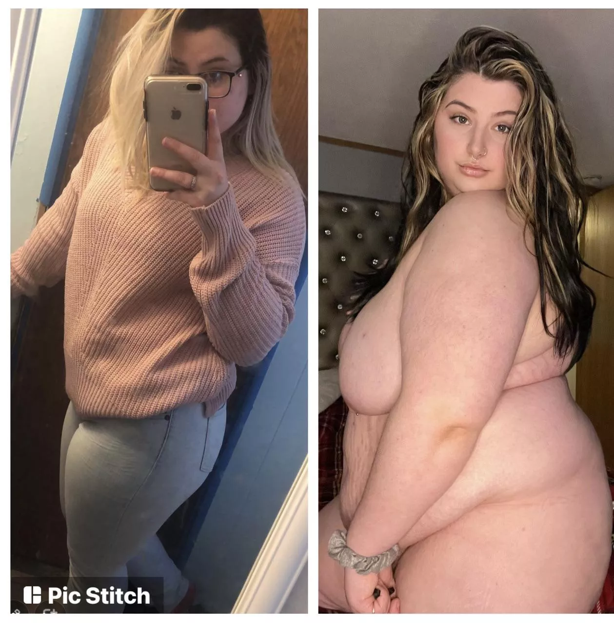 Can you believe I let myself turn into a fat piggie 😅😅