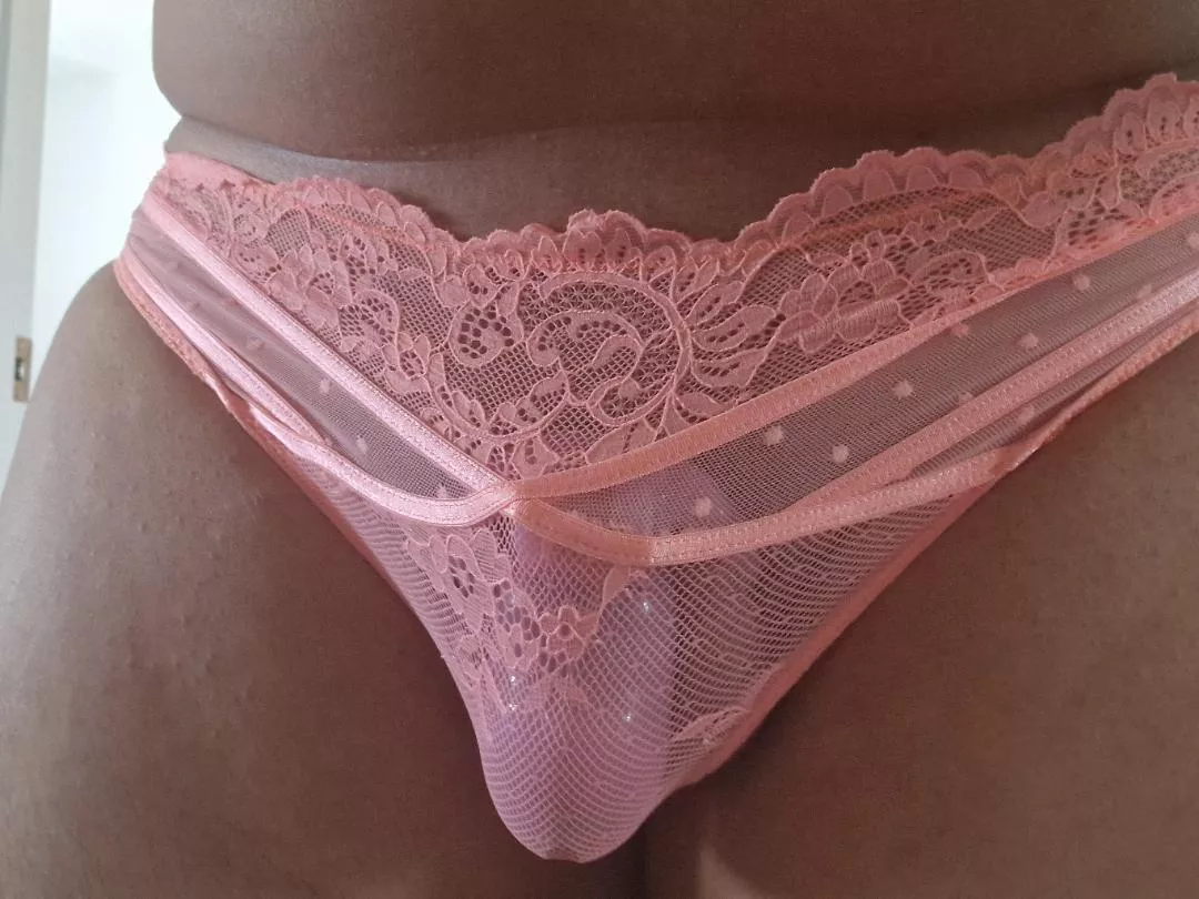 First time caged and in panties at work. Many steps to go but definitely thought it looked cute.