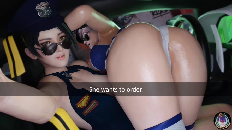 Honoka wants to order, with Momiji (Maiden Masher) [Dead or Alive]