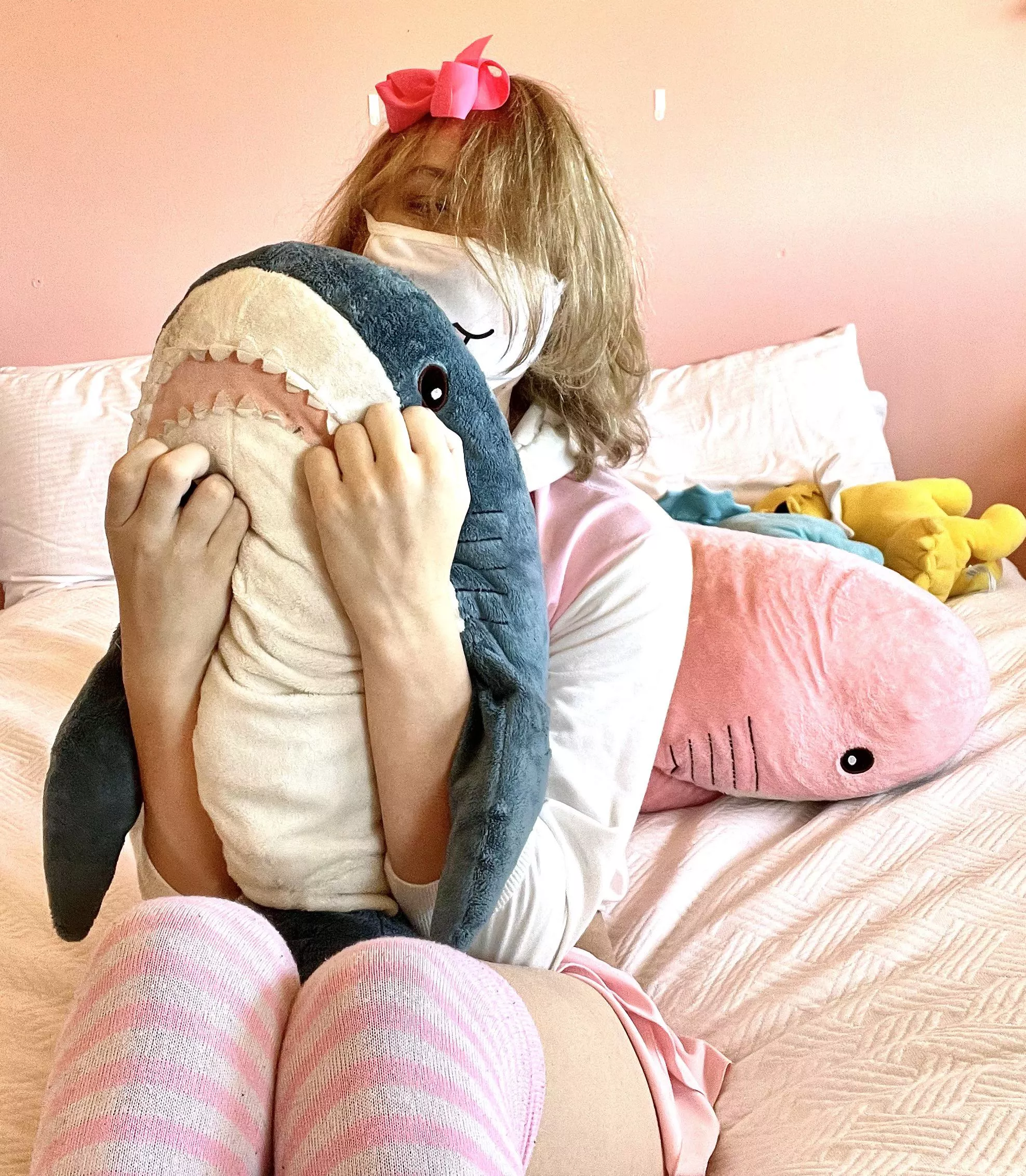 I gibs hug to my blahaj as much as I can :3 is that weird?