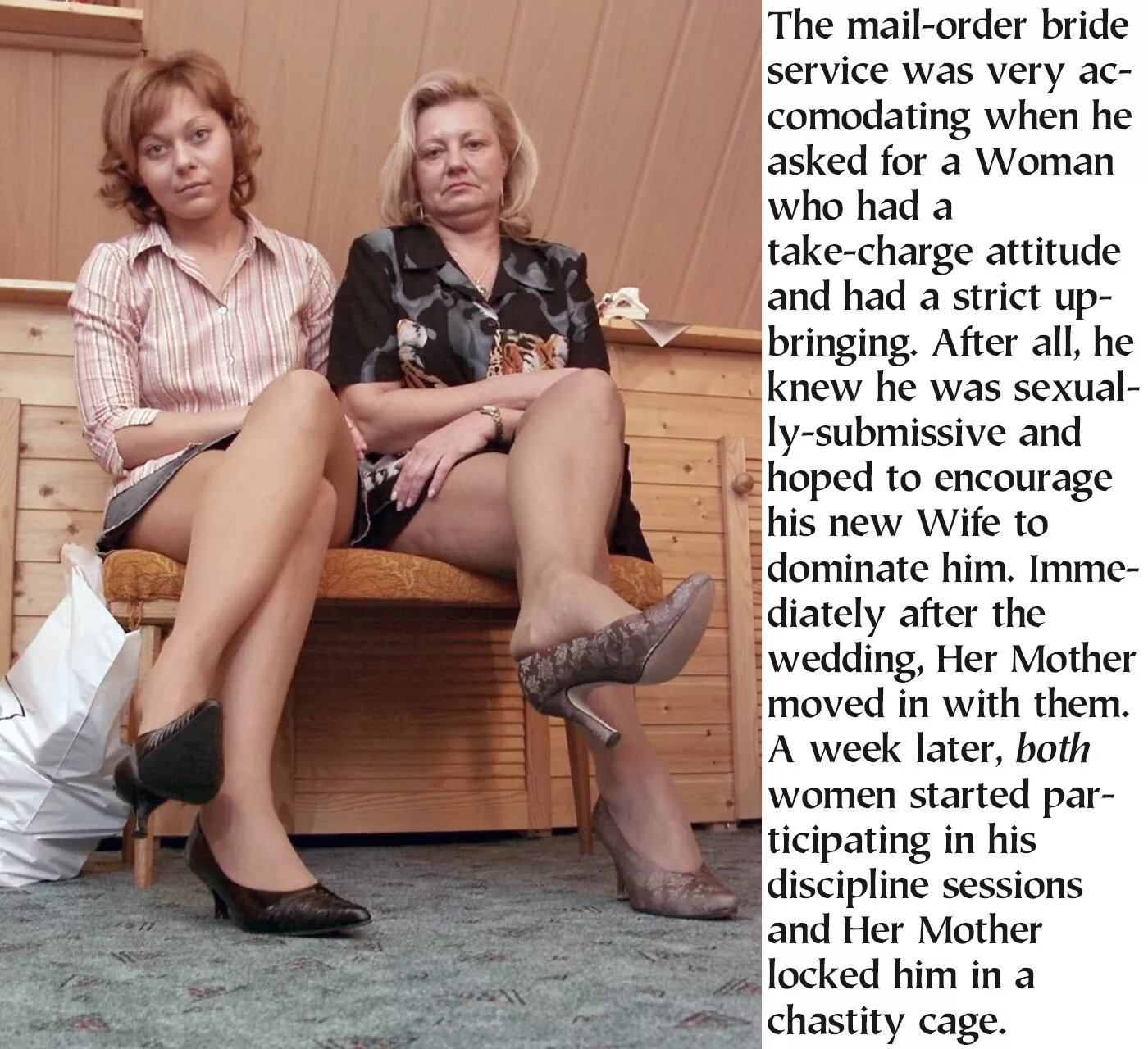 It turned out to be a two-for-one, his Mother-In-Law took special pleasure in seeing tears run freely down his cheeks.