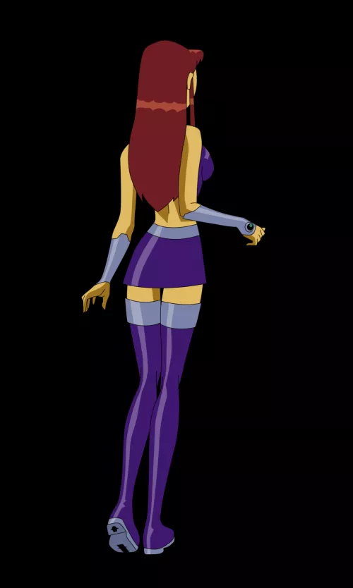 (Me) Starfire has no right having a body THIS fine!