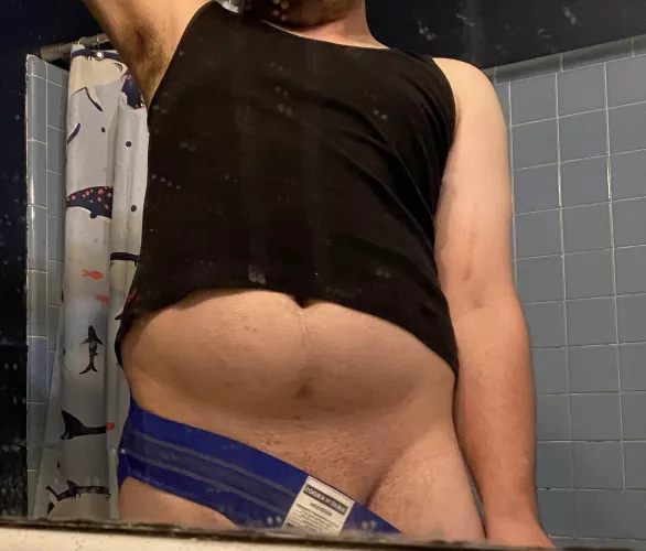 Ripped twinks, like me, look best in beaters and jockstraps😈😈😈