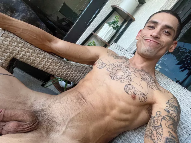 [29] I was a couple months ago old when I realized just how big my balls are 🤙🏼